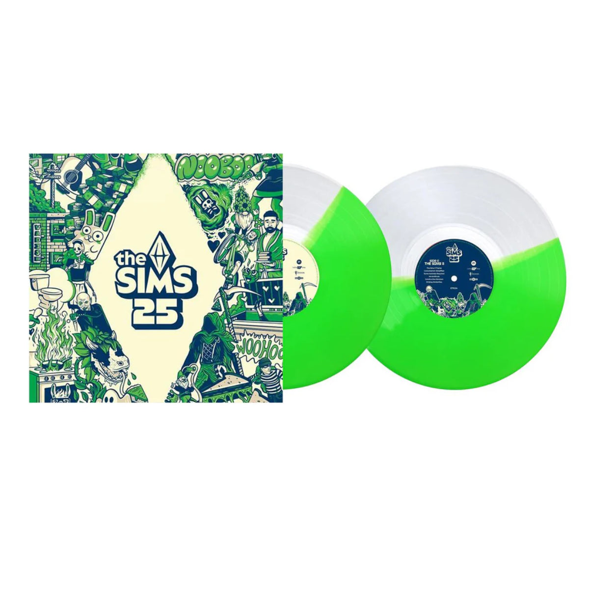 Original Soundtrack - The Sims (25th Soundtrack) Limited Edition Clear & Neon Vinyl 2LP