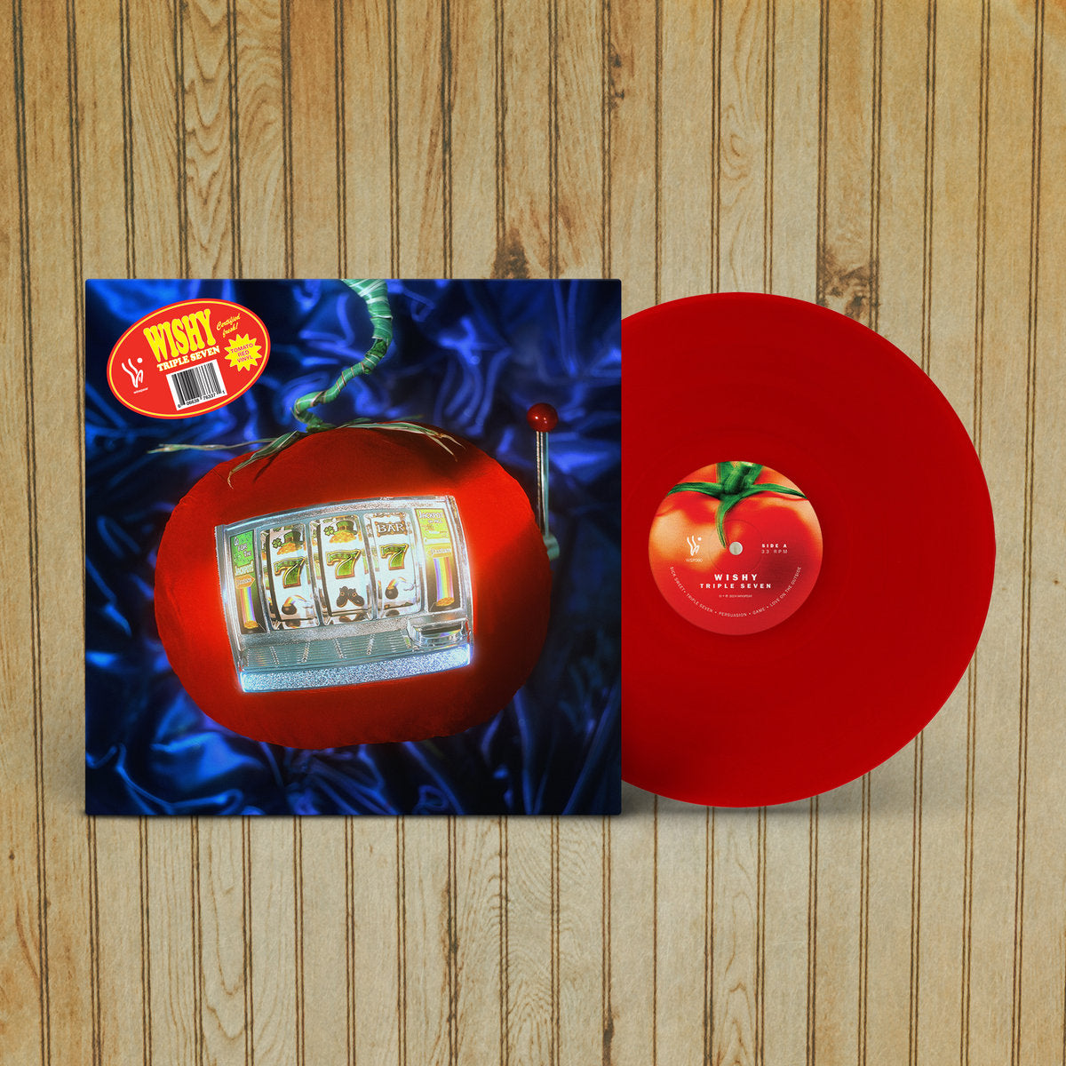 Wishy - Triple Seven: Limited Tomato Red Vinyl LP - Recordstore