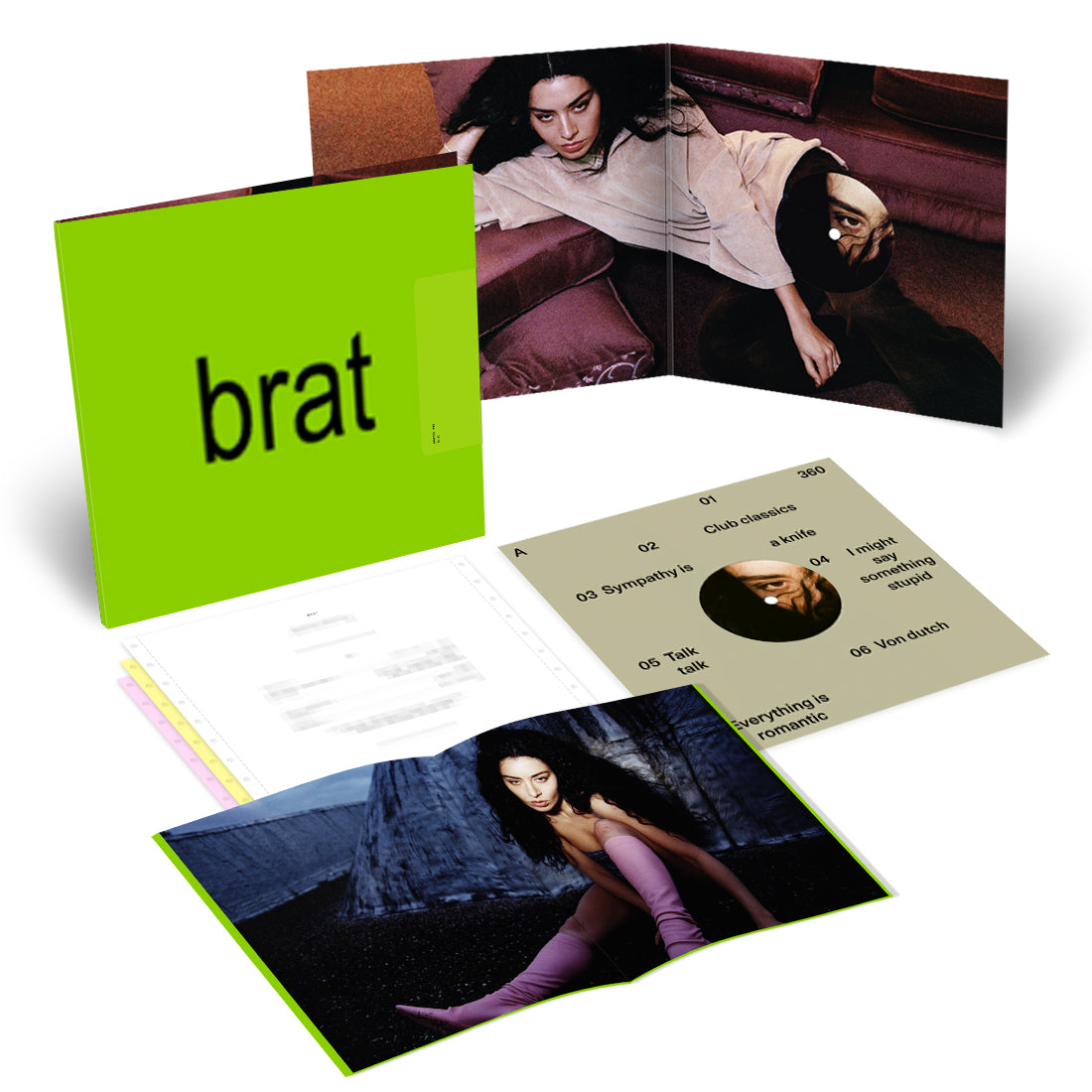 Charli XCX - BRAT: Translucent Black Vinyl LP