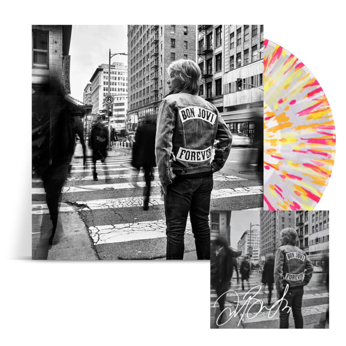 Bon Jovi - Forever: Limited 'Sunburst' Splatter Vinyl LP +