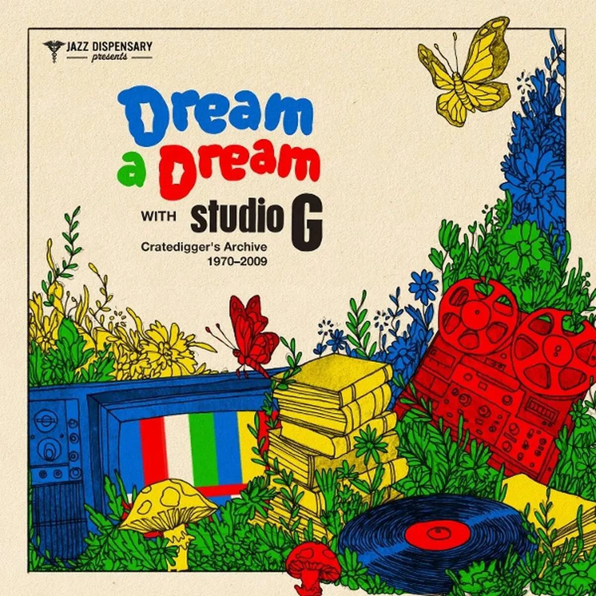 Various Artists - Dream A Dream With Studio G: Cratedigger's Archive (1970-2009): Opaque Red Vinyl LP