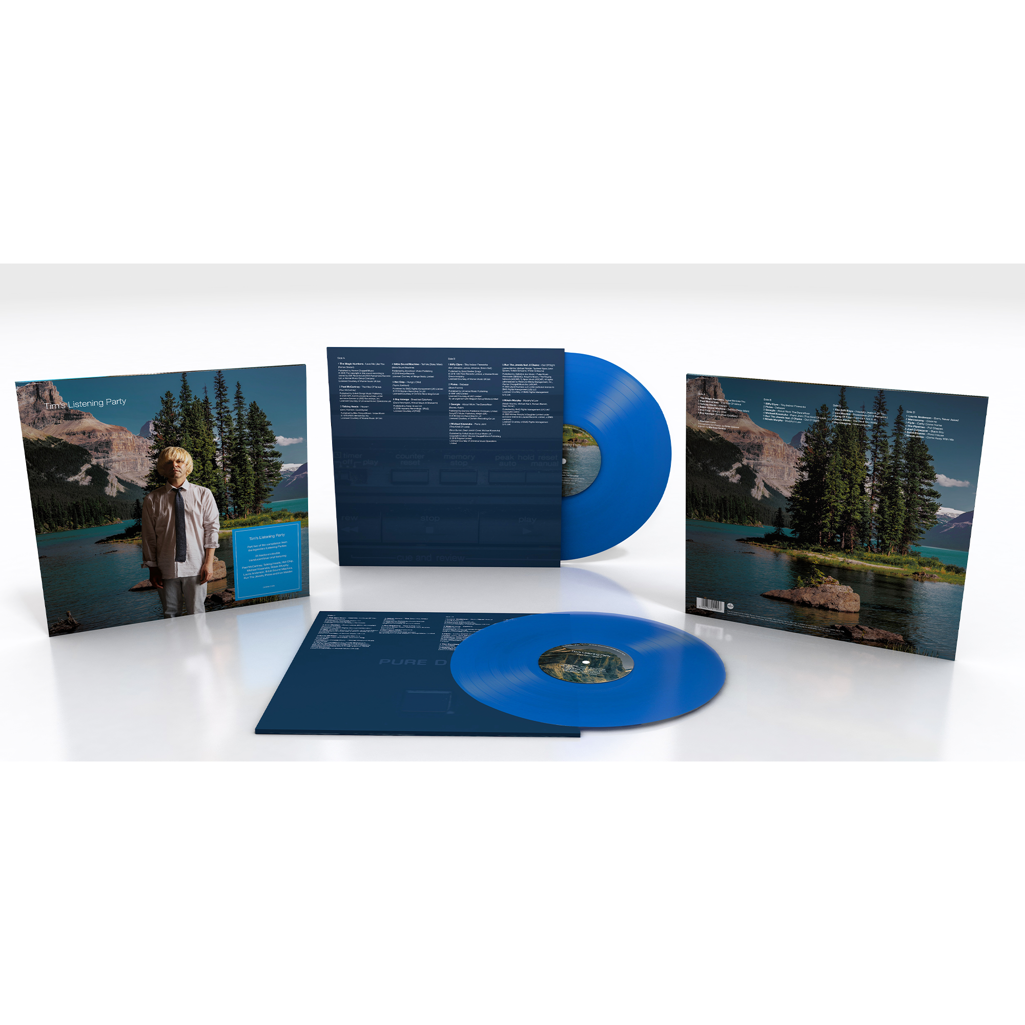 Various Artists, Tim Burgess - Tim Burgess Listening Party Volume 2: Translucent Blue Vinyl 2LP