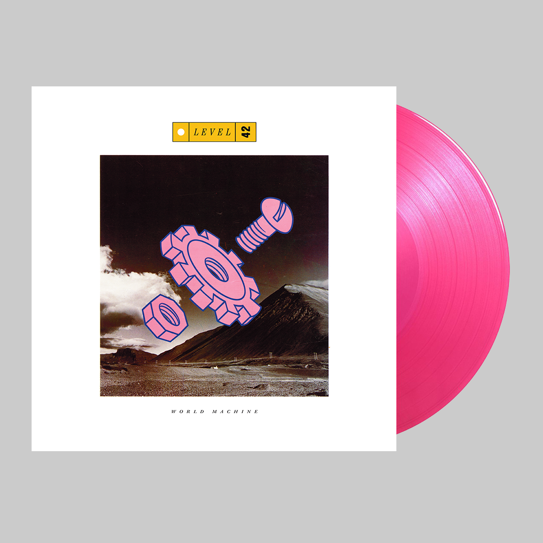 World Machine: Pink Vinyl LP & Signed Print