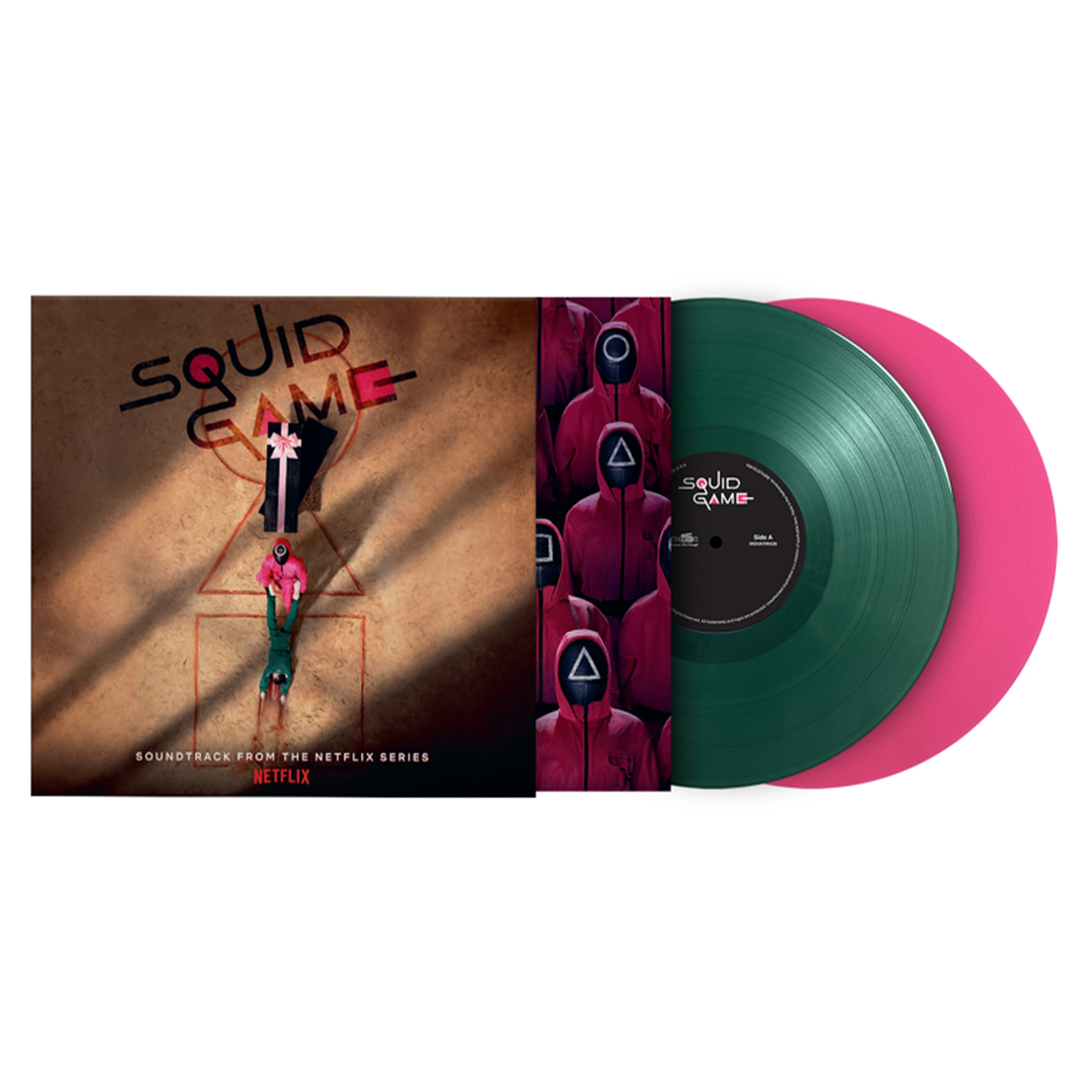 Original Soundtrack - Squid Game (OST): Limited Edition Green & Pink Vinyl 2LP w/ POP-UP Sleeve