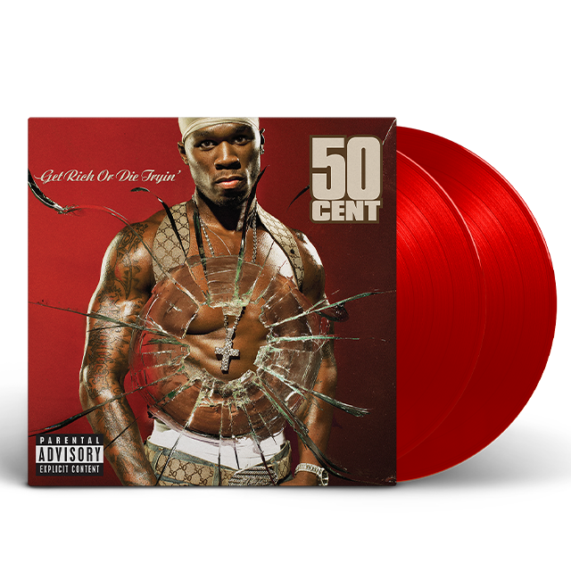 50 Cent - Get Rich Or Die Tryin' Exclusive Red Vinyl 2LP - Recordstore
