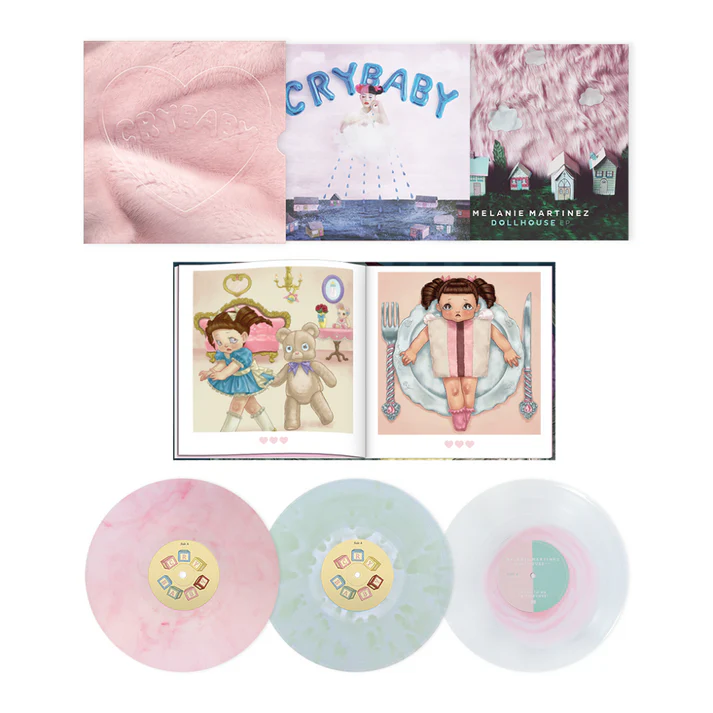 Melanie Martinez - Crybaby (10th Anniversary Edition): Cloudy Pink - Coke Bottle Clear - Bubble Gum Clear Vinyl 3LP
