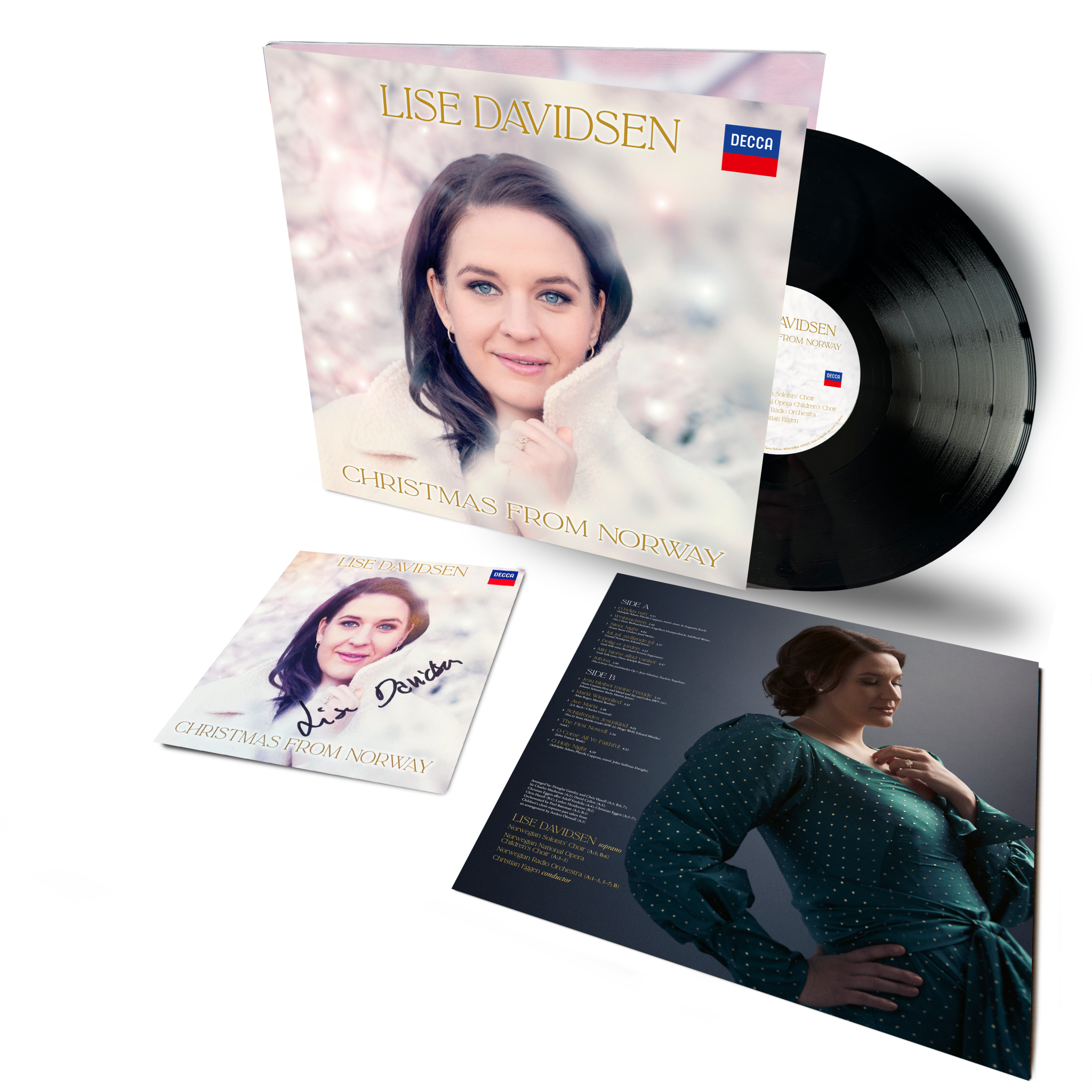 Lise Davidsen - Christmas from Norway: Signed Vinyl LP