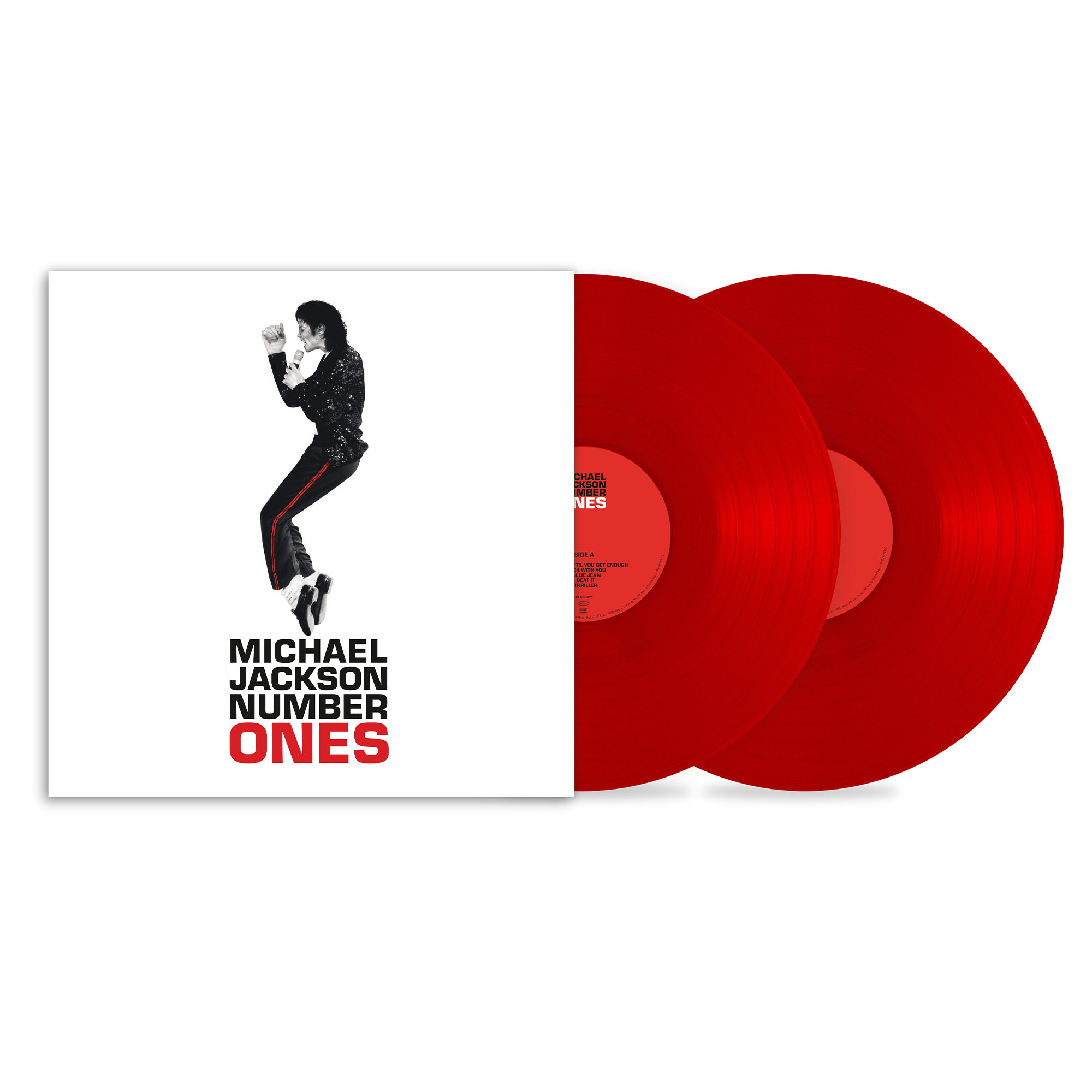 Michael Jackson - Number Ones: Red Vinyl 2LP - Recordstore