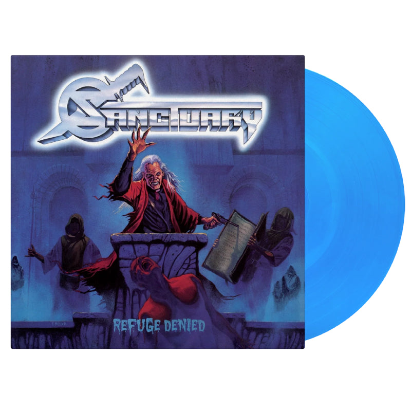 SANCTUARY/REFUGE DENIED サンクチュアリー Sanctuary - Refuge Denied: Translucent Blue Vinyl LP - Recordstore