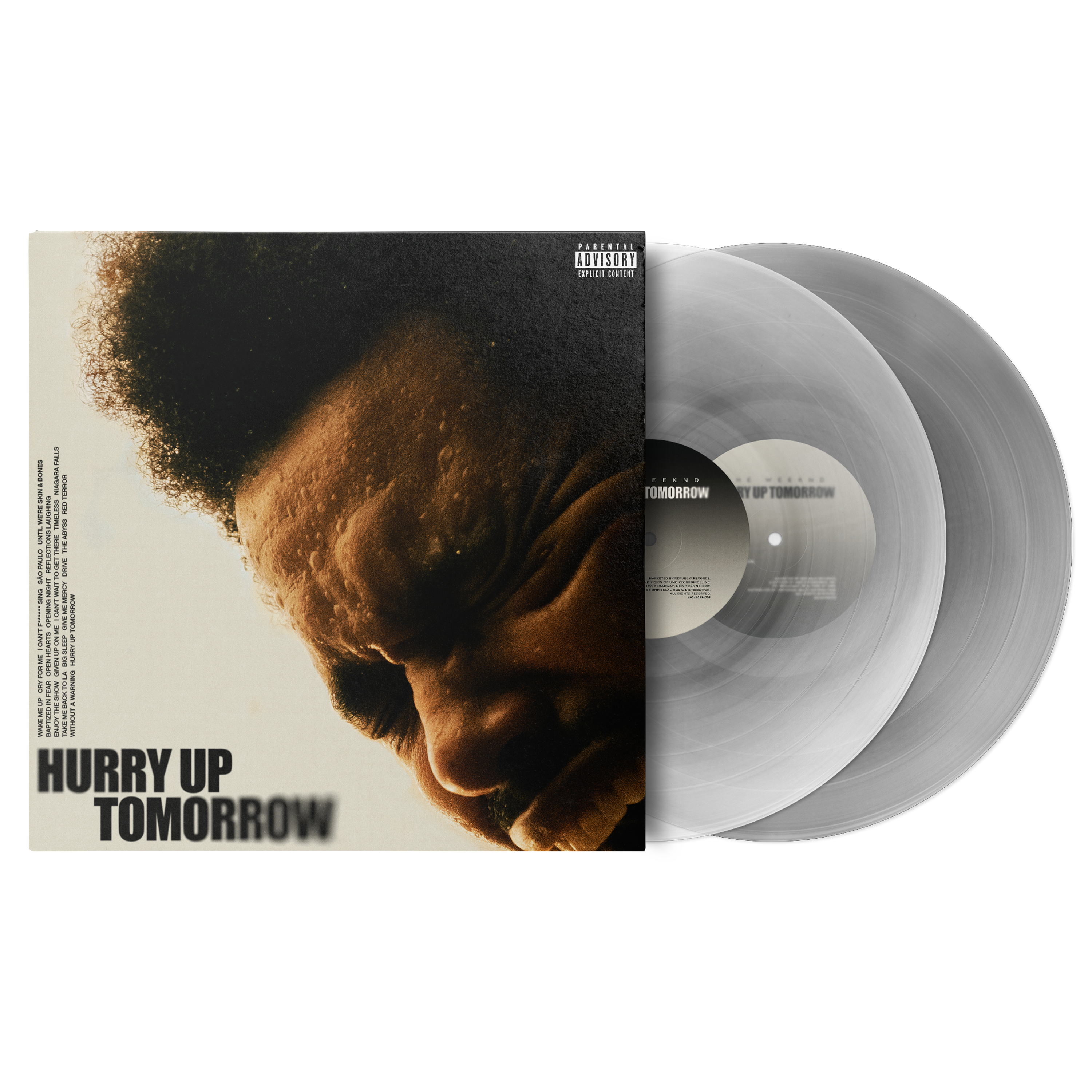 The Weeknd - Hurry Up Tomorrow (Complete Edition) Clear Vinyl 2LP.