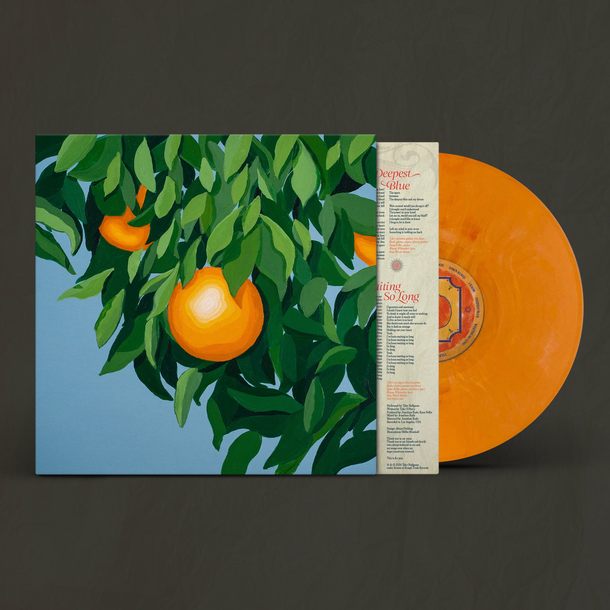 Tyler Ballgame - For The First Time, Again: Orange Marble Vinyl LP