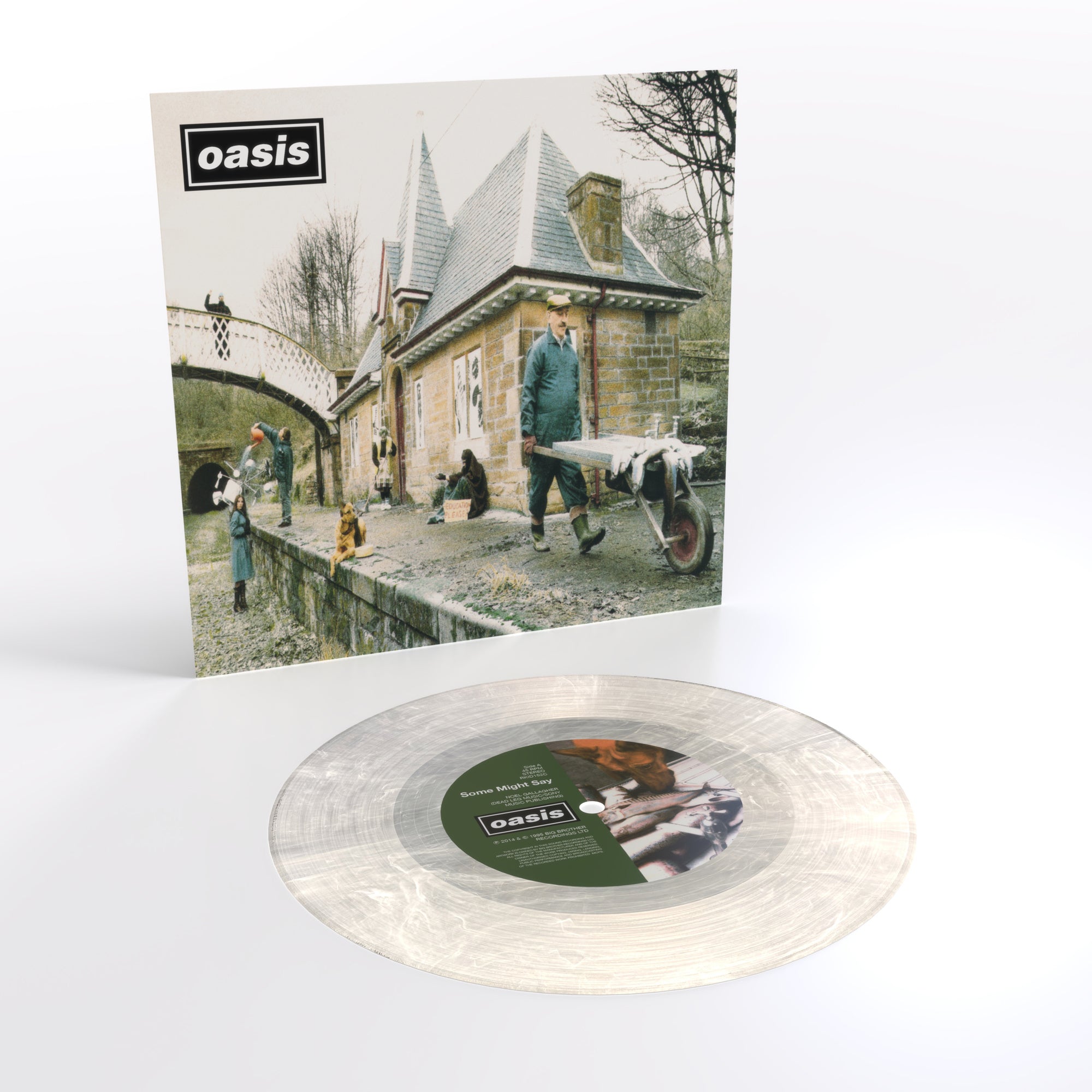 OASIS / SOME MIGHT SAY 7INCH UKオリジナル Oasis - Some Might Say: Limited Edition Clear Vinyl 7