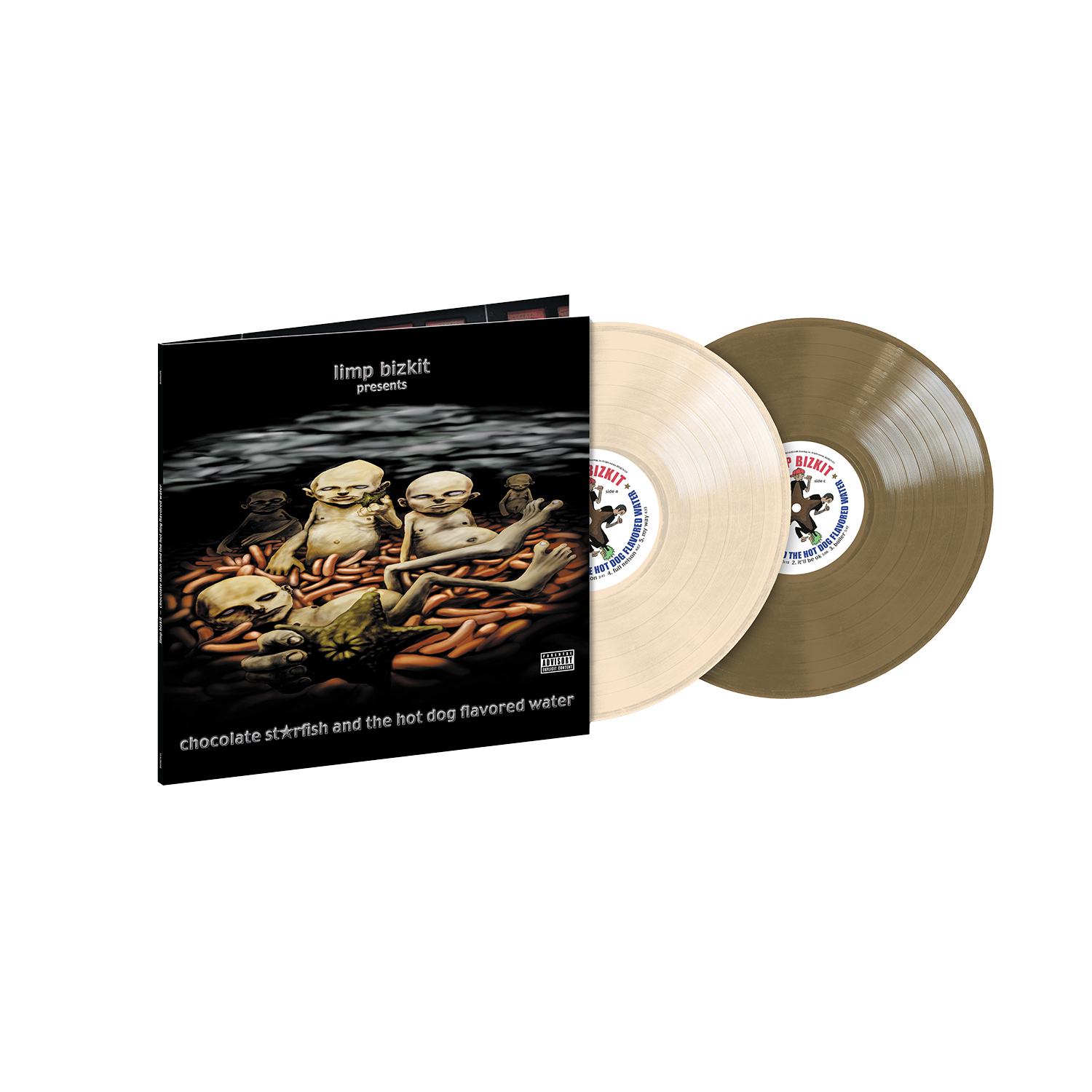 Limp Bizkit - Chocolate Starfish & The Hot Dog Flavored Water: Bone & Gold Color Vinyl 2LP