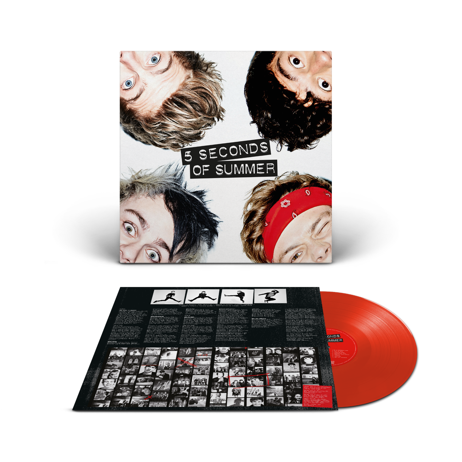 5 Seconds Of Summer - 5 Seconds Of Summer (10 Year Anniversary): Red Vinyl LP