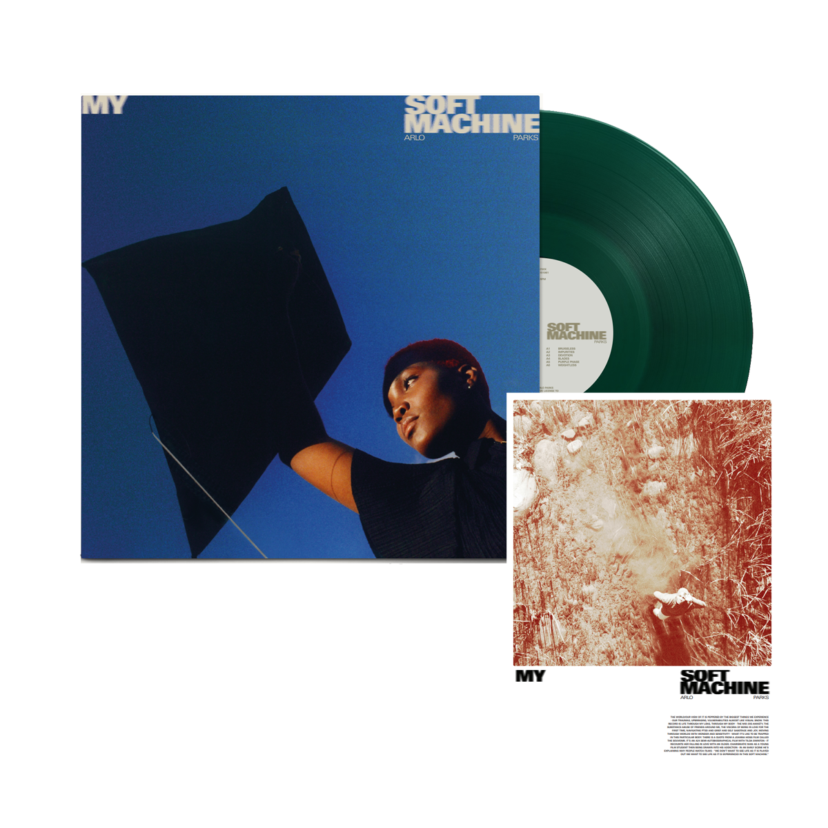 Arlo Parks - My Soft Machine: Limited Edition Green Vinyl LP + Exclusive  Signed Ins - Recordstore