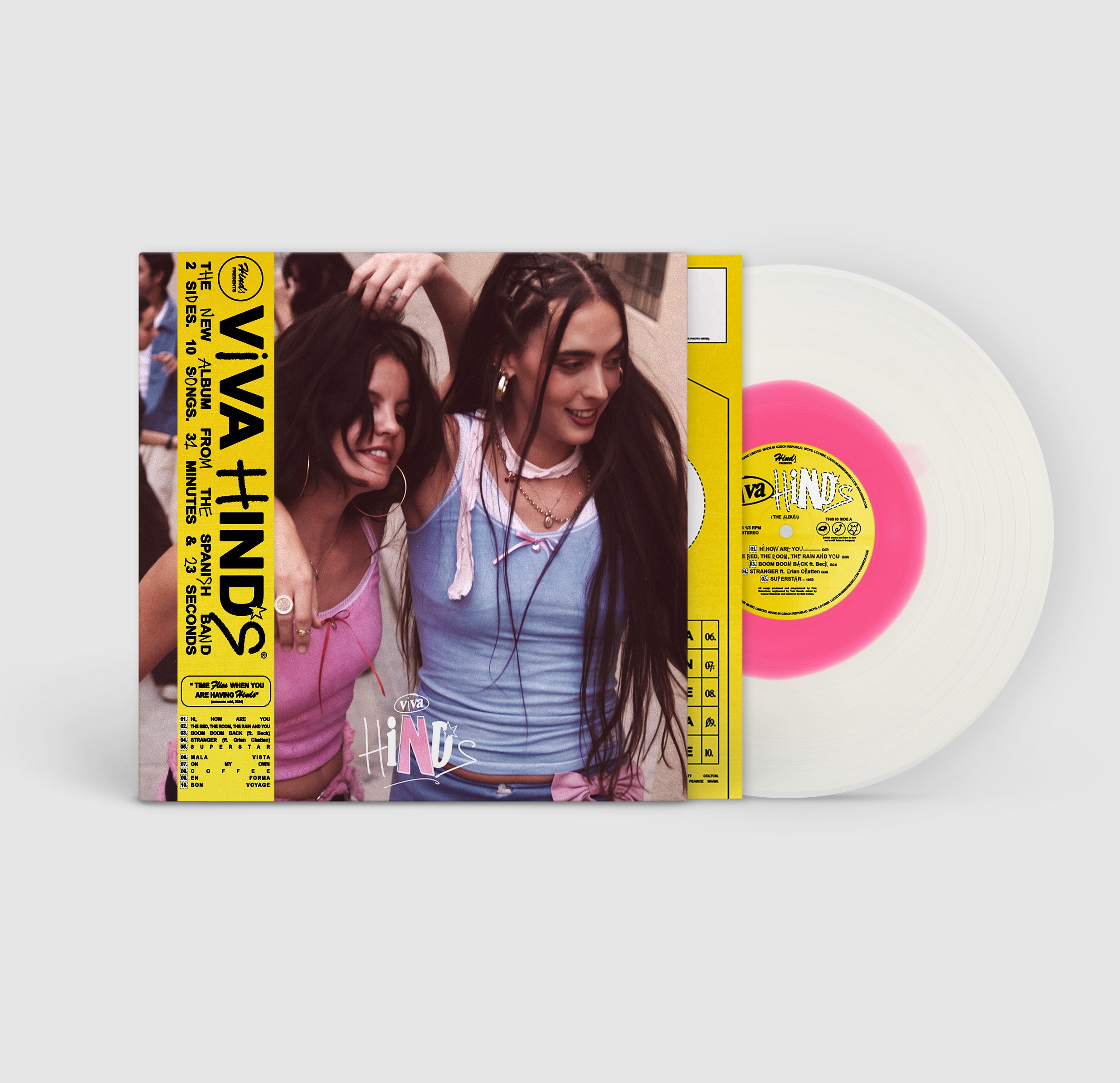 Hinds - Viva Hinds: Limited Magenta in Clear Vinyl LP
