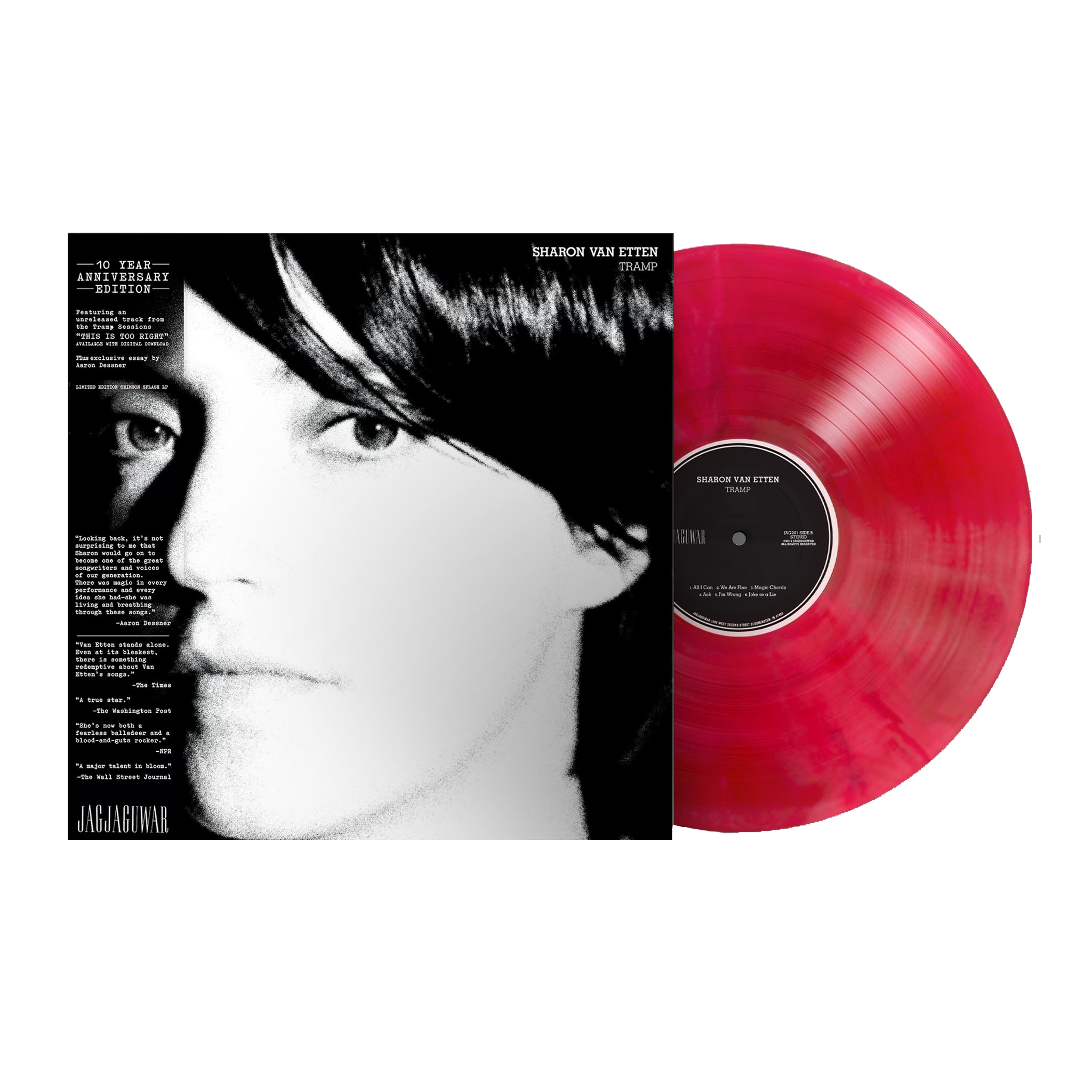 Tramp: Limited Anniversary Edition Crimson Splash Vinyl LP