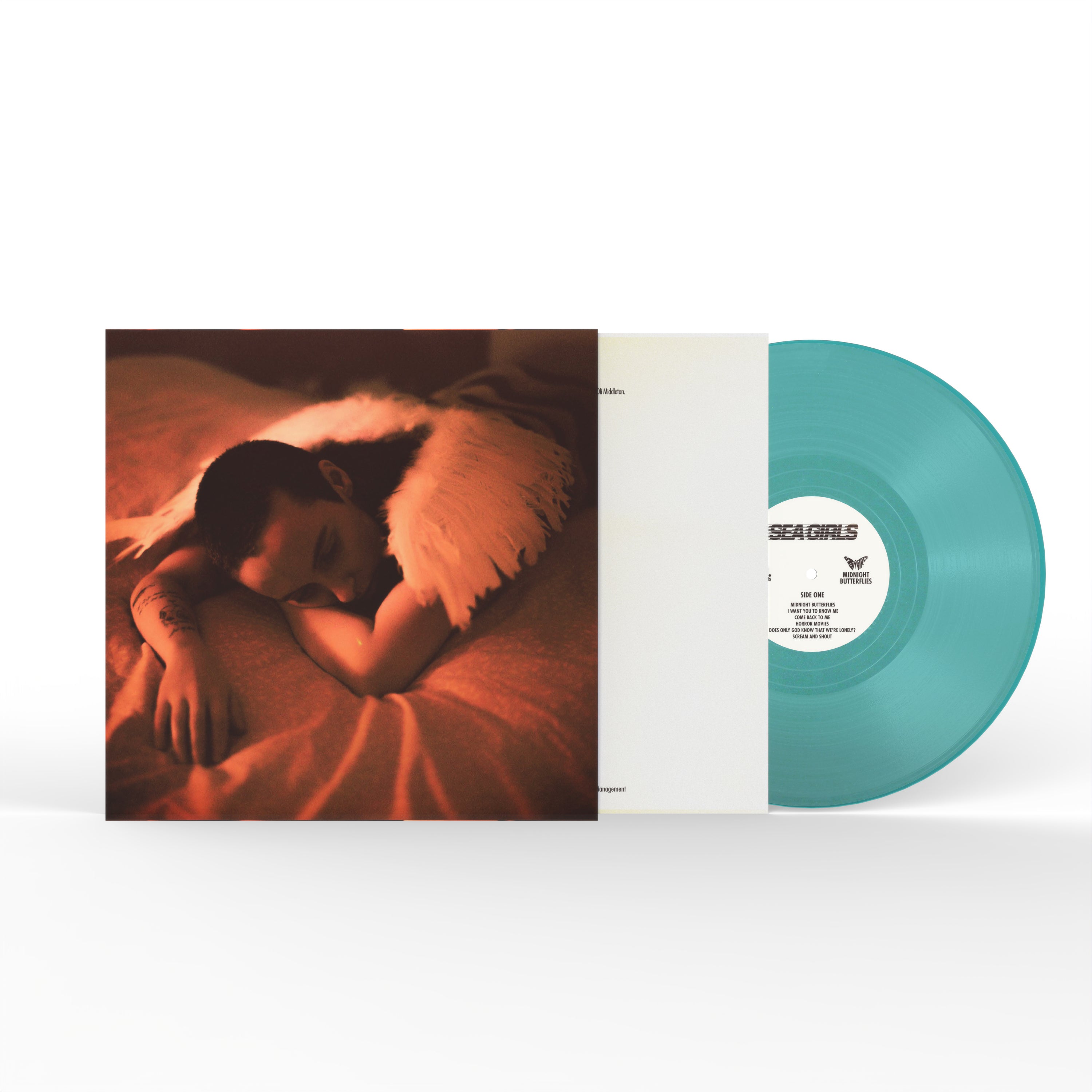 Sea Girls - Midnight Butterflies: Signed Transparent ‘Midnight Blue’ Vinyl LP