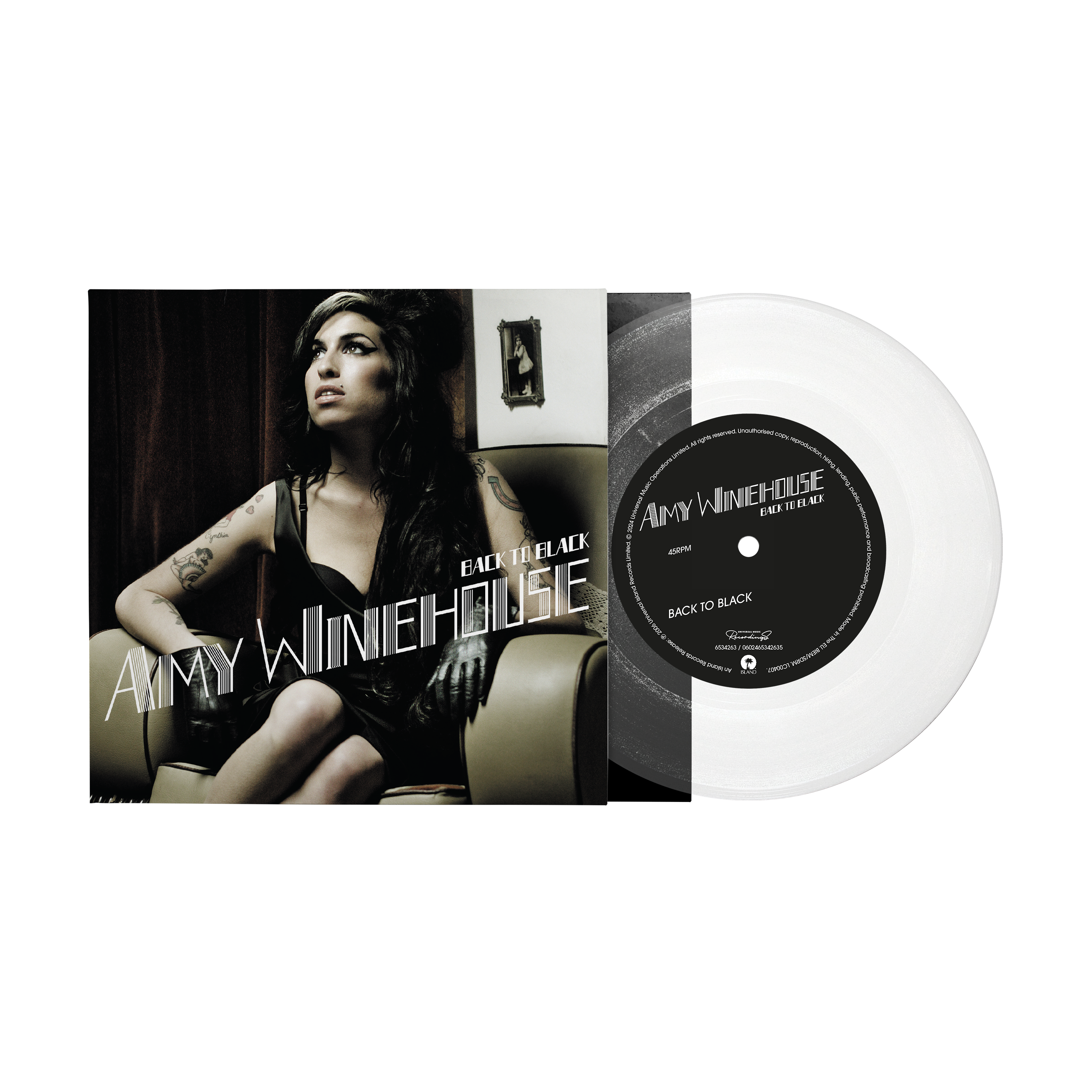 Amy Winehouse Back to Black 7インチレコード Amy Winehouse - Back To Black: 7