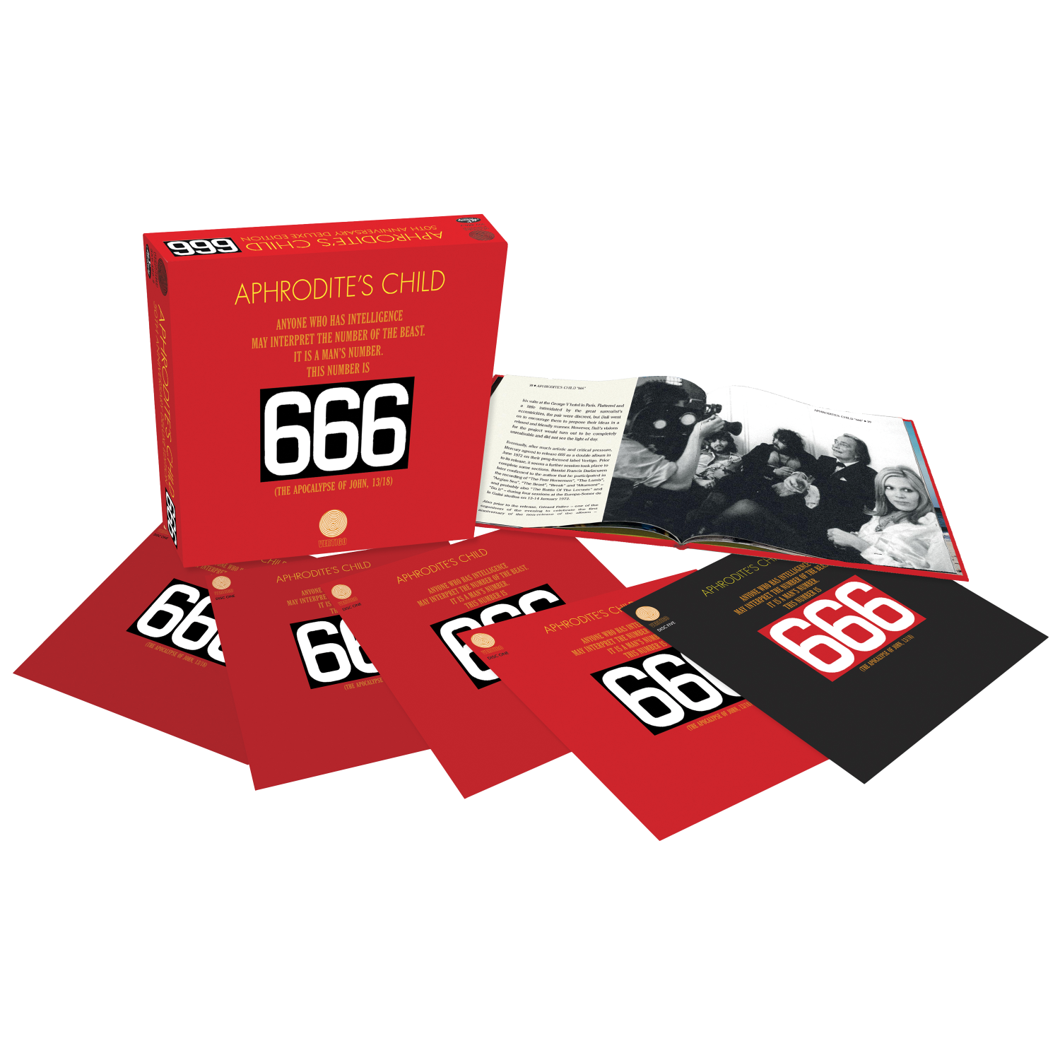 Aphrodite's Child - 666 (The Apocalypse Of John, 13/18): 4CD + Blu