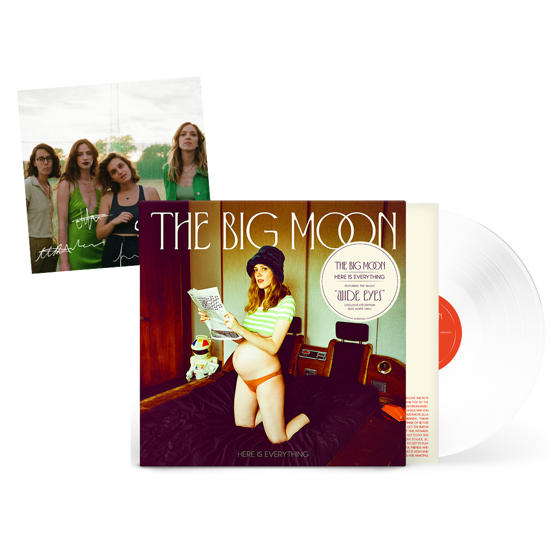 Here Is Everything: Limited White Gatefold Vinyl LP + Exclusive Signed Print