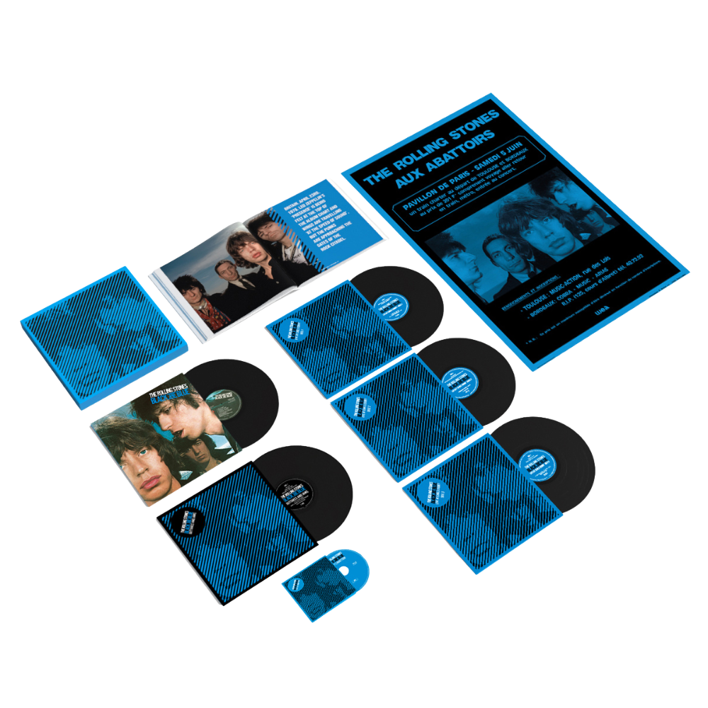 The Rolling Stones - Black and Blue: Super Deluxe 5LP Blu Ray Boxset