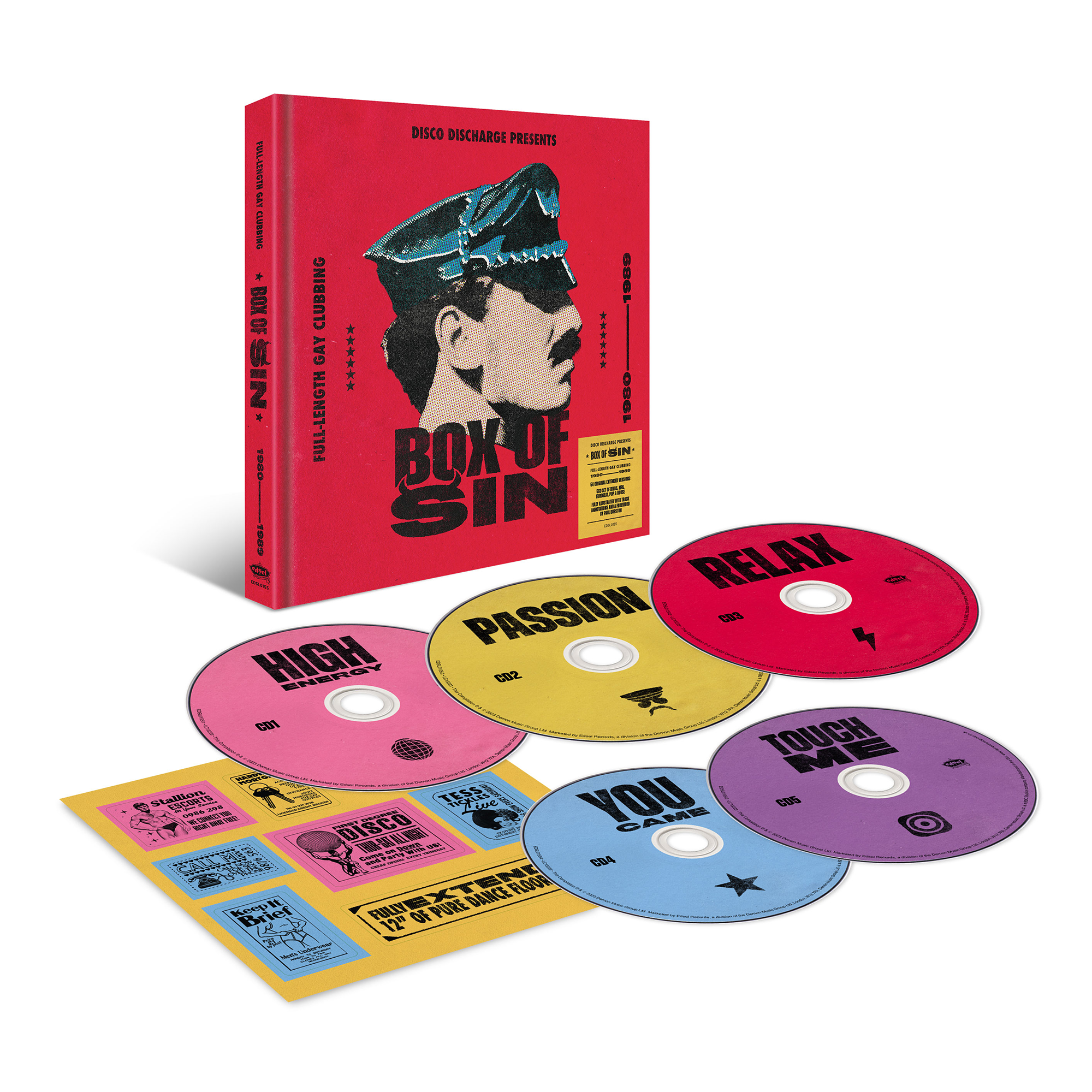 Various Artists - Disco Discharge Presents Box Of Sin: 5CD Box Set