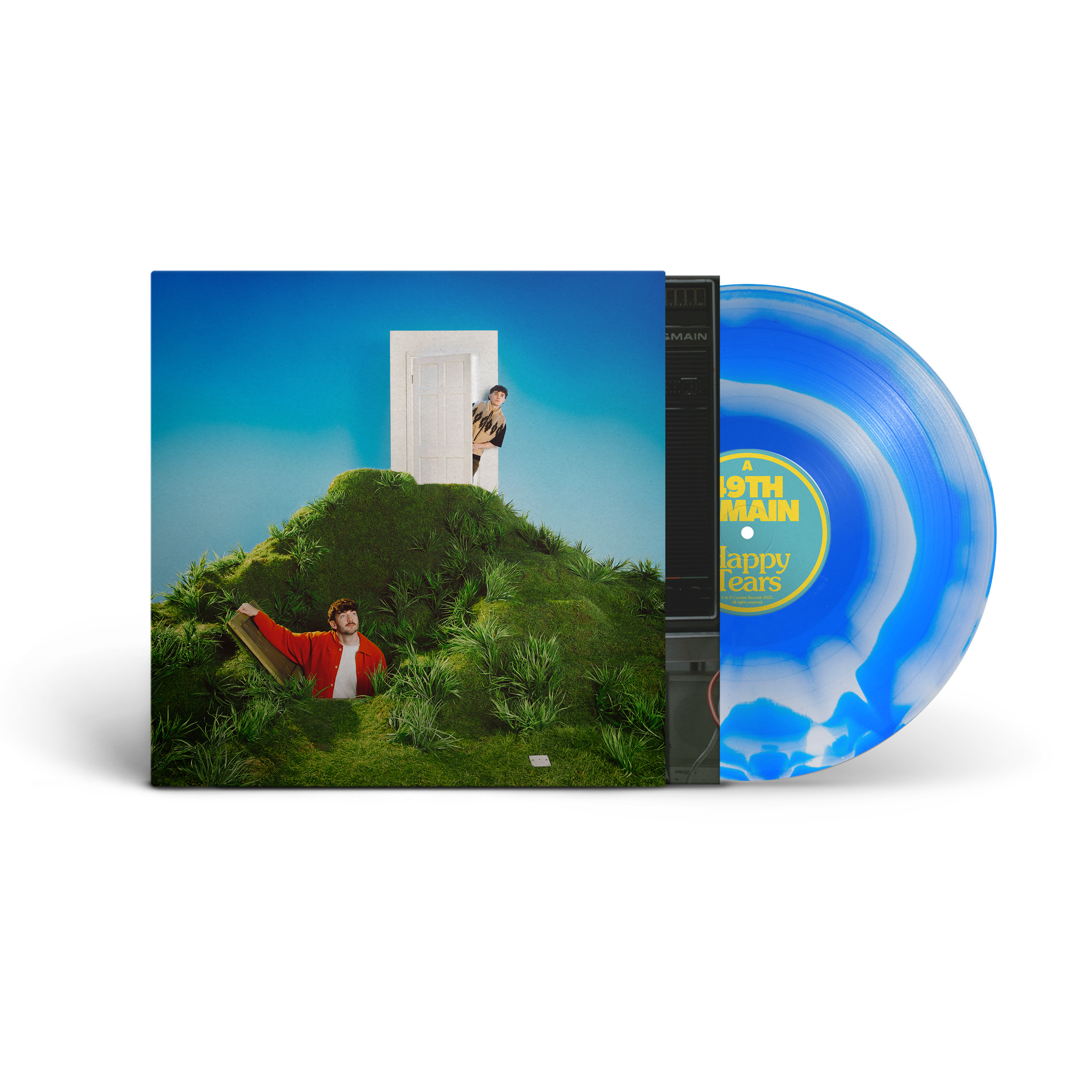 49th & Main - Happy Tears: Signed ‘Glenmalure Blue’ Inkspot Colour Vinyl LP