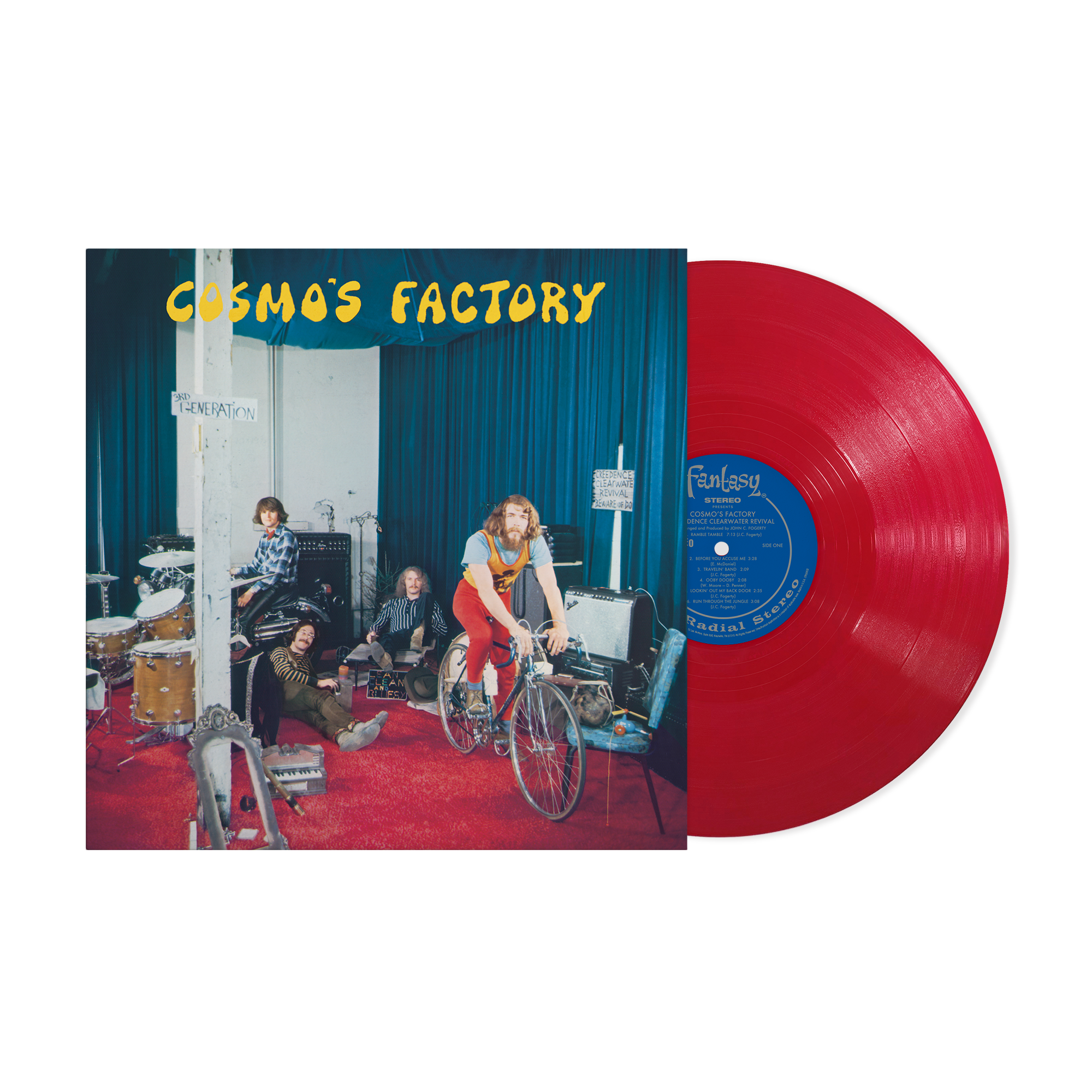 Creedence Clearwater Revival - Cosmo's Factory: Limited Edition Opaque Apple Red VInyl LP
