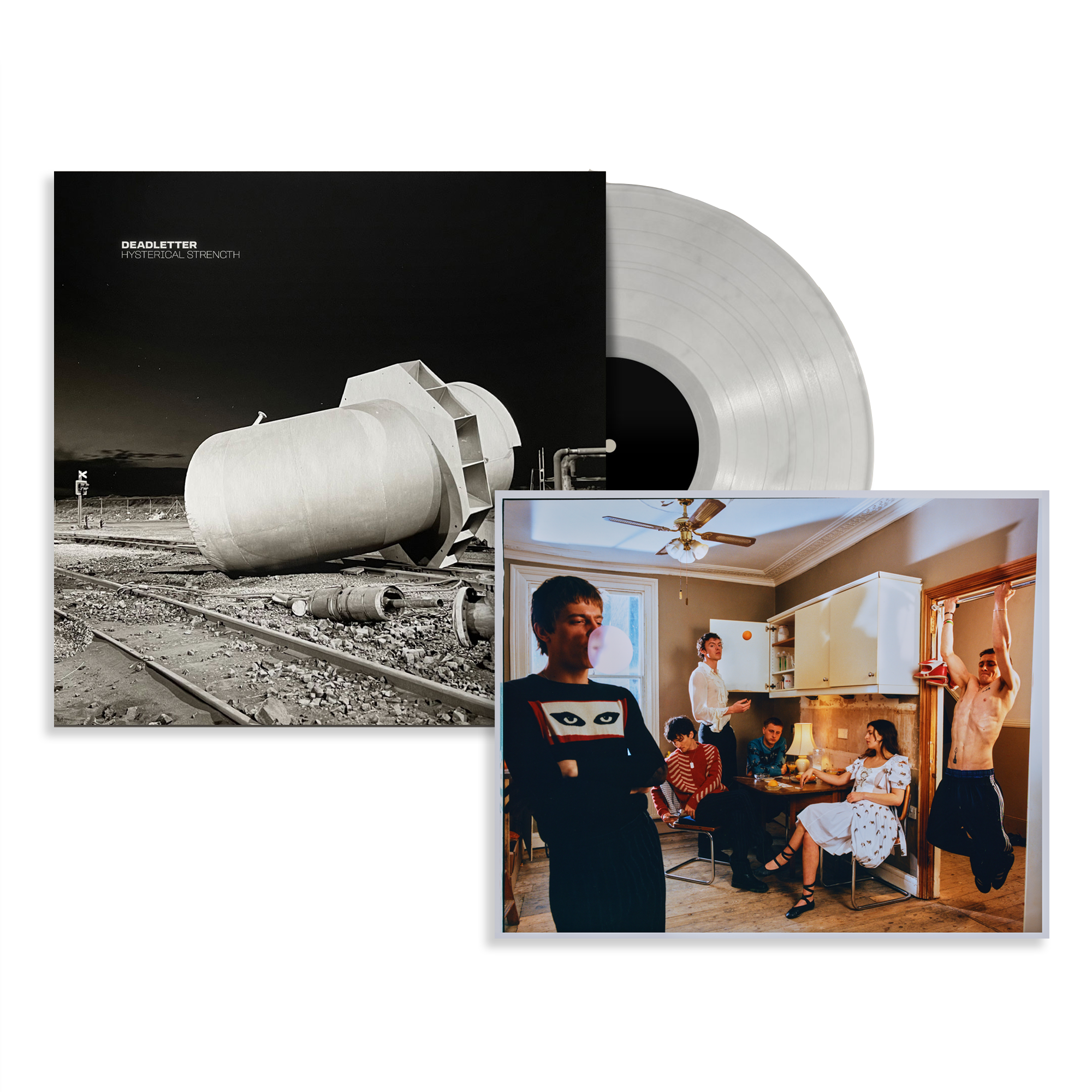 Hysterical Strength: Limited Pearl White Vinyl LP + Signed Print