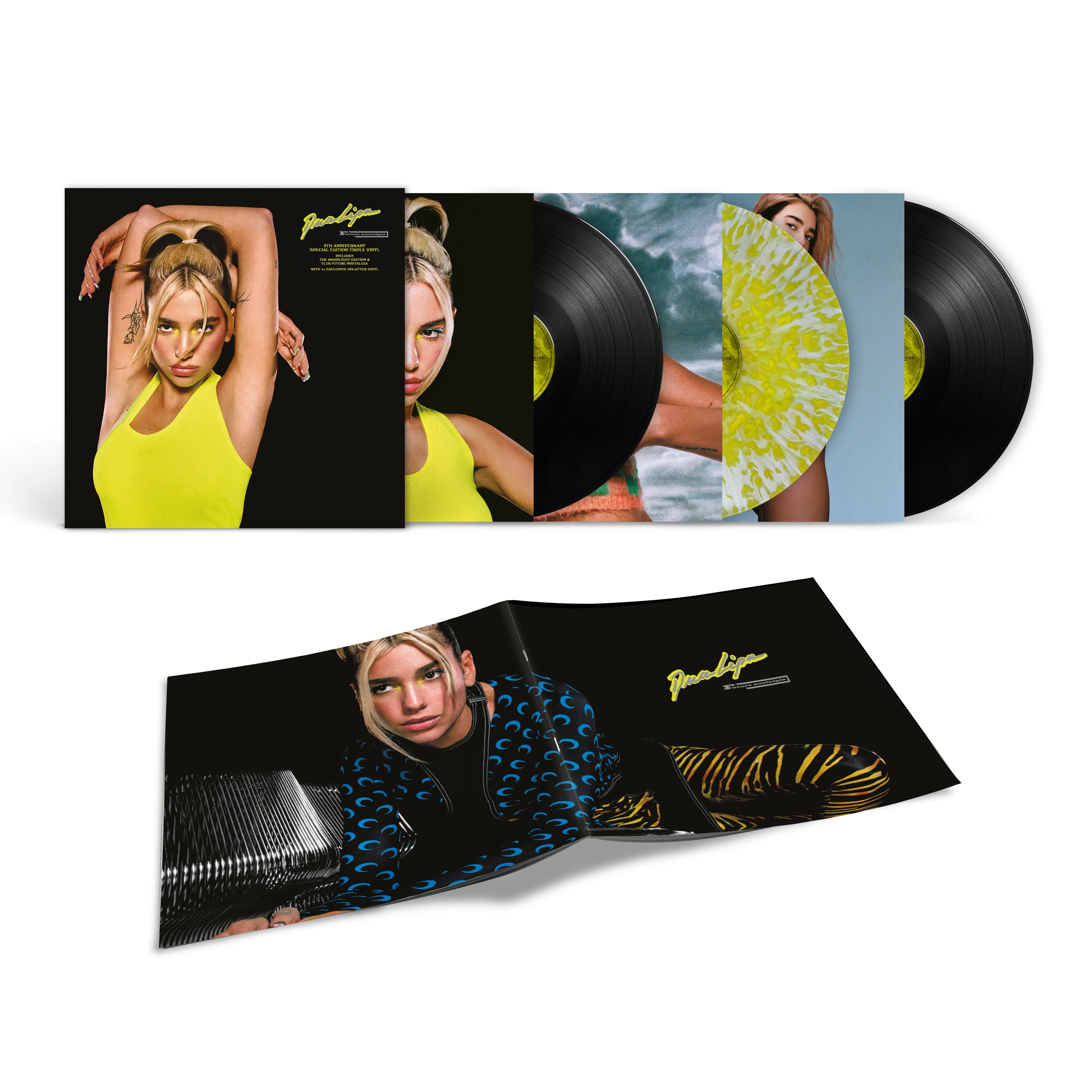 Dua Lipa - Future Nostalgia (5th Anniversary Edition): Splatter & Black Vinyl 3LP