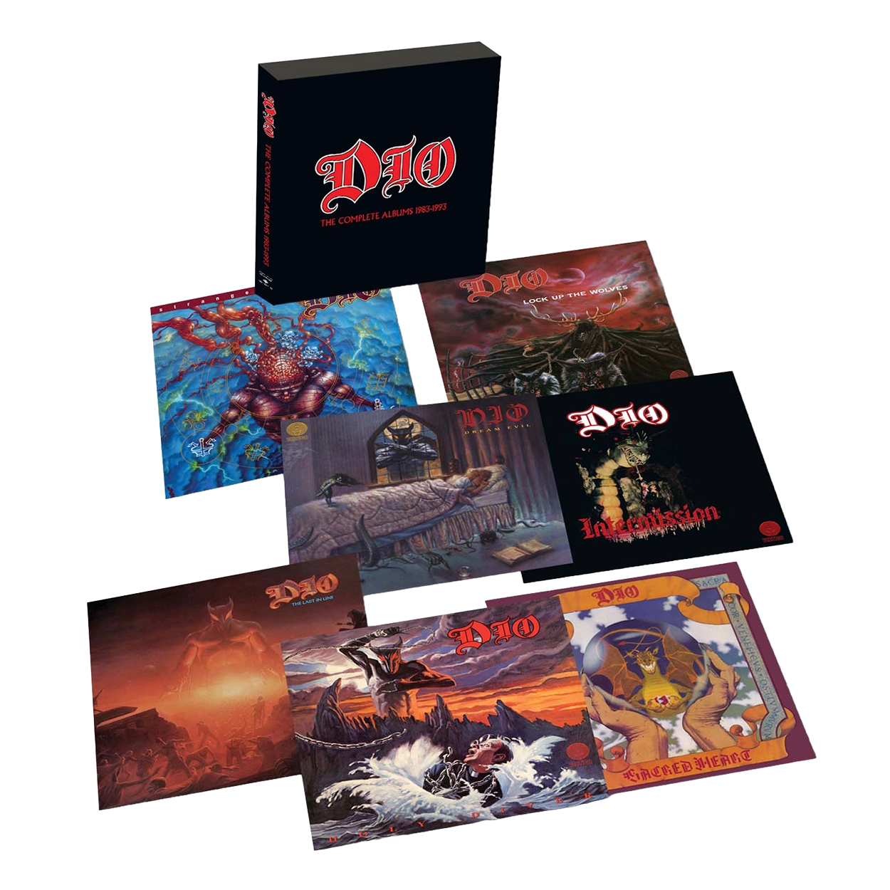 最終 DIO ディオ 5作品セット 4作品はDX版2枚組1作BBCライブ EU盤 ディオ ボックスセット『A Decade Of Dio: 1983-1993』再プレス盤 2026