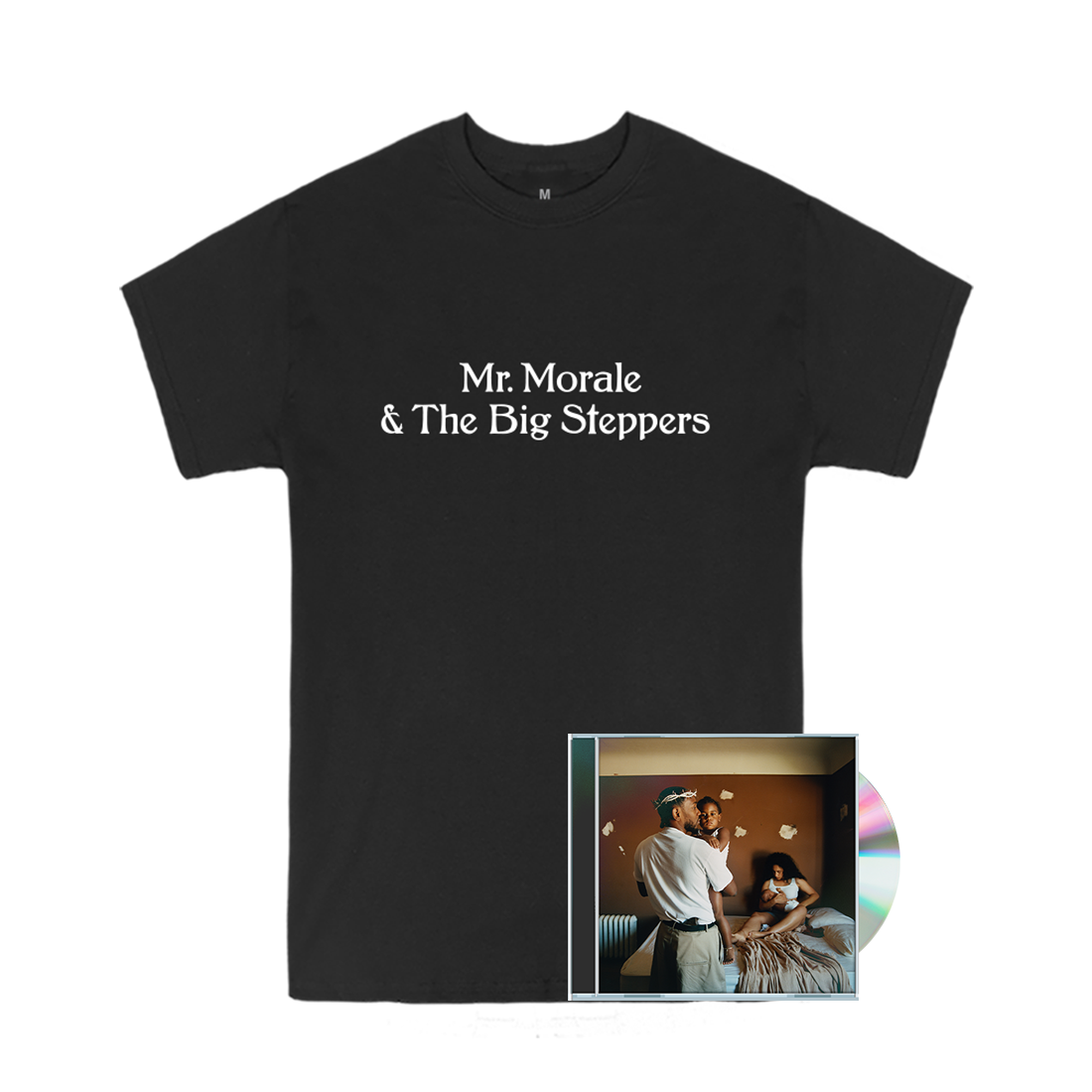Mr. Morale & The Big Steppers: CD + T-Shirt (Black)