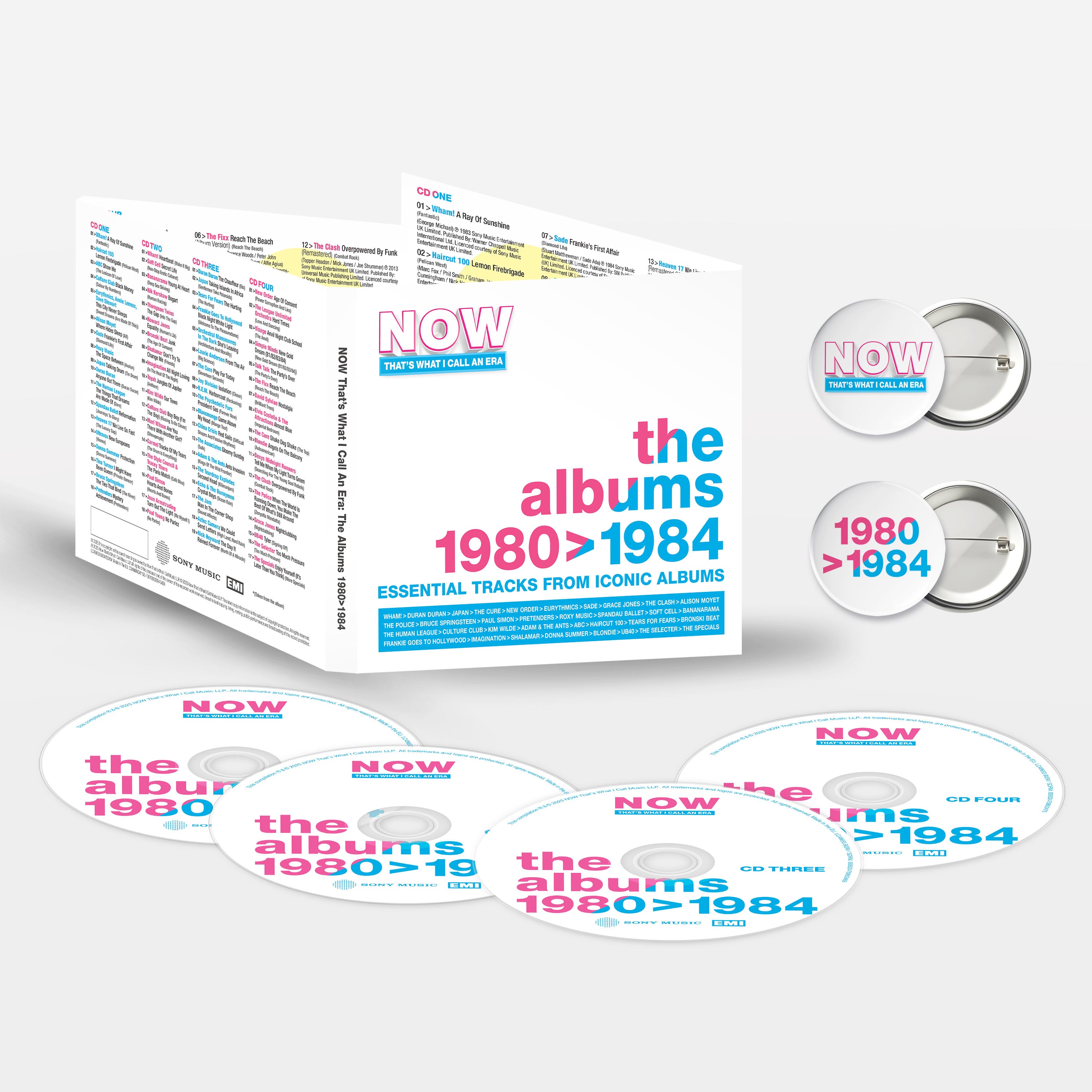 NOW That's What I Call An Era: The Albums - 1980-1984 (4CD)