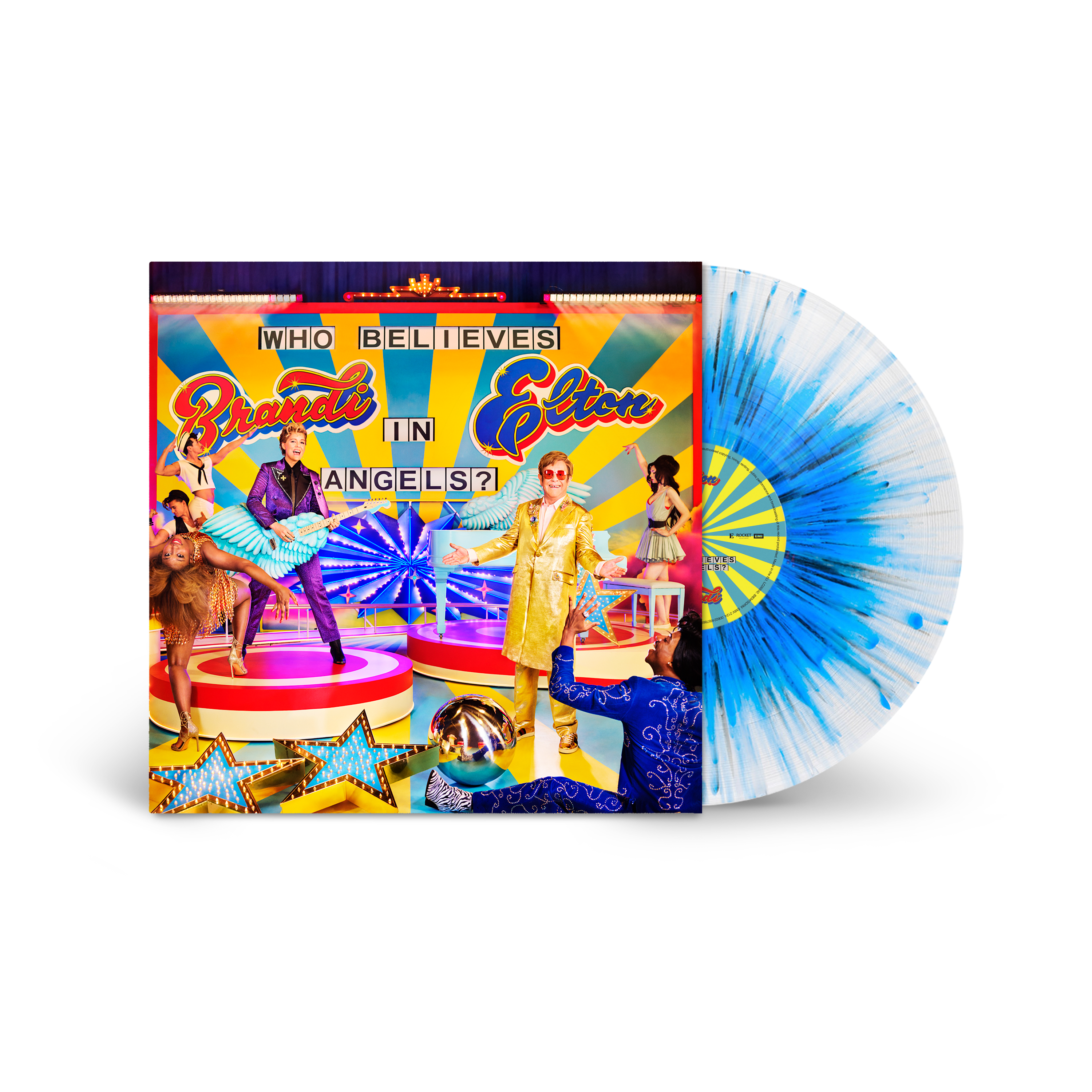 Elton John - Who Believes In Angels? Limited Edition Blue Splatter Vinyl