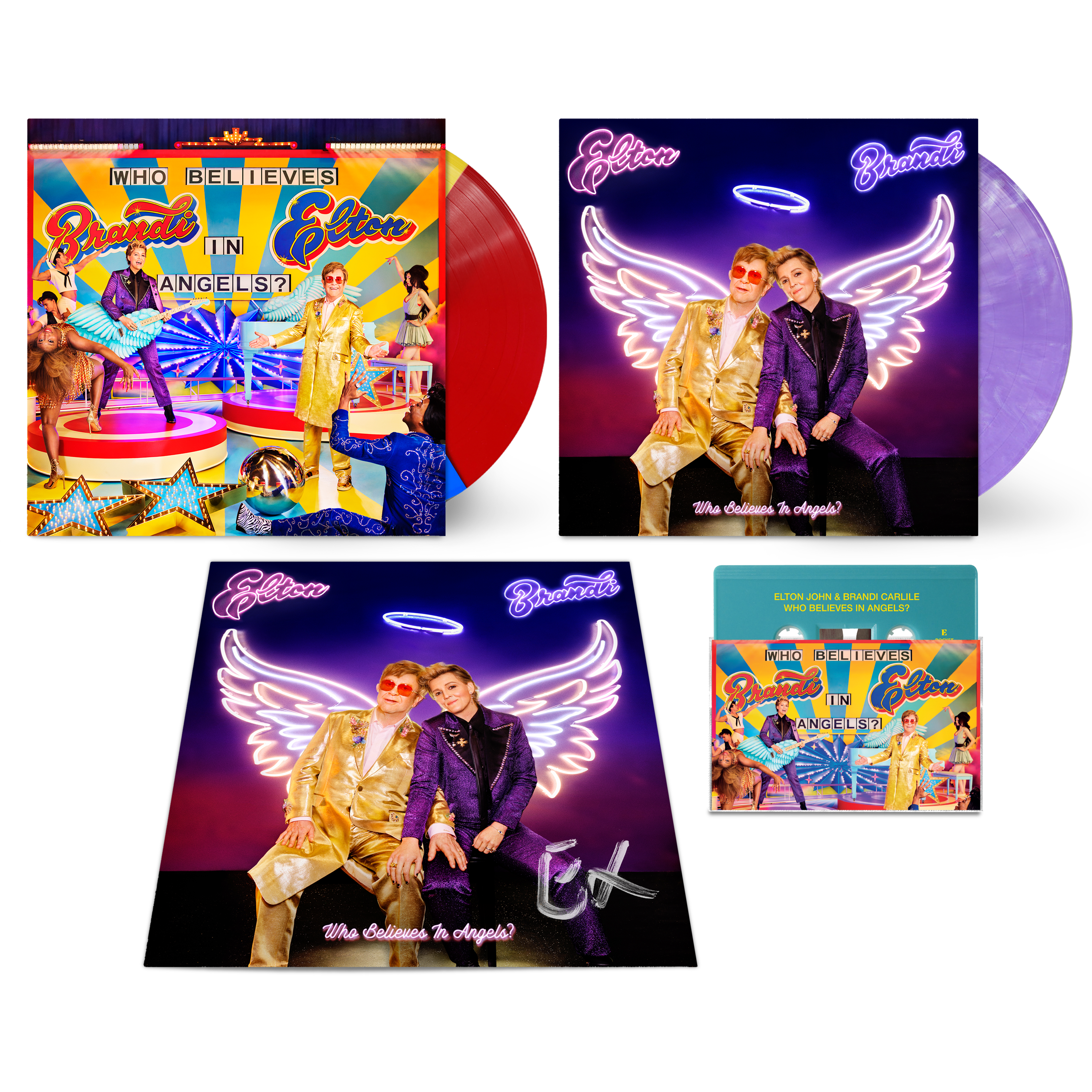 2 x Vinyl and Limited Edition Cassette + Signed Art Card Bundle