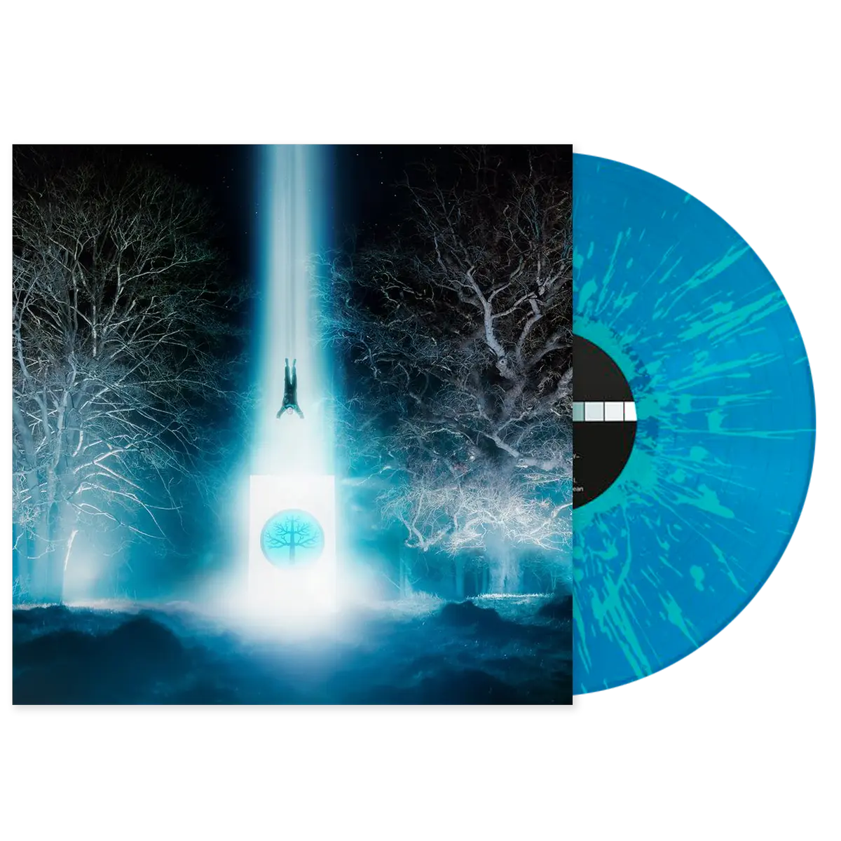 Enter Shikari - Lose Your Self: Light Blue with Teal Splatter
