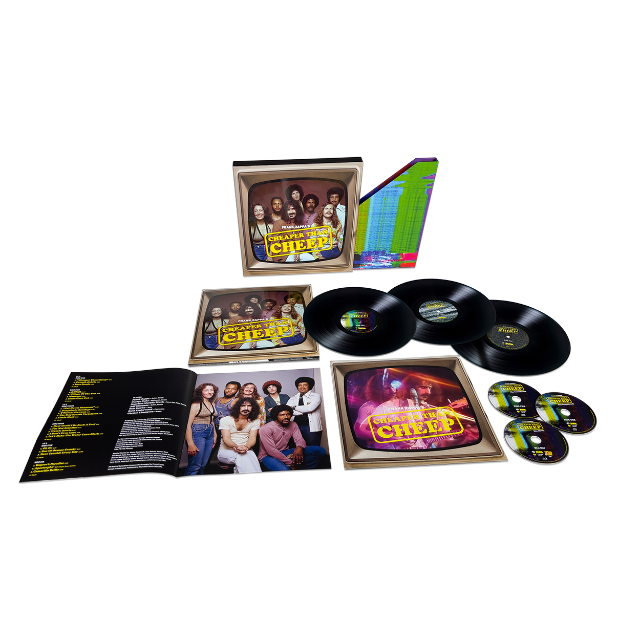 Frank Zappa - Cheaper Than Cheep: SDE 3LP + 2CD + Blu-Ray
