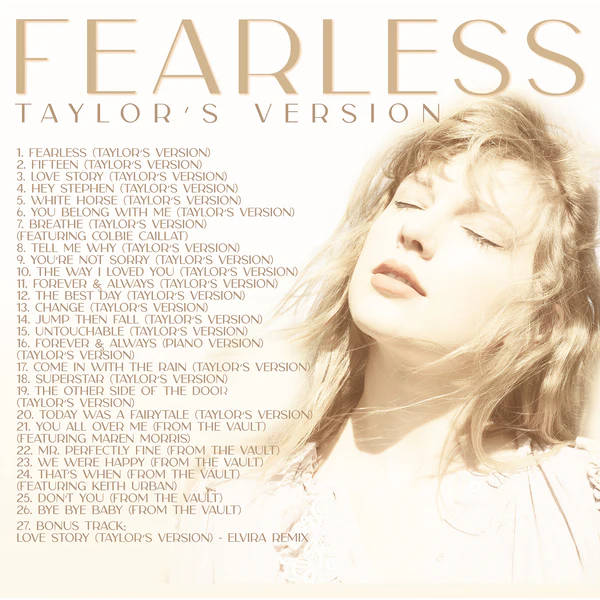 Taylor Swift - Fearless (Taylor's Version) CD