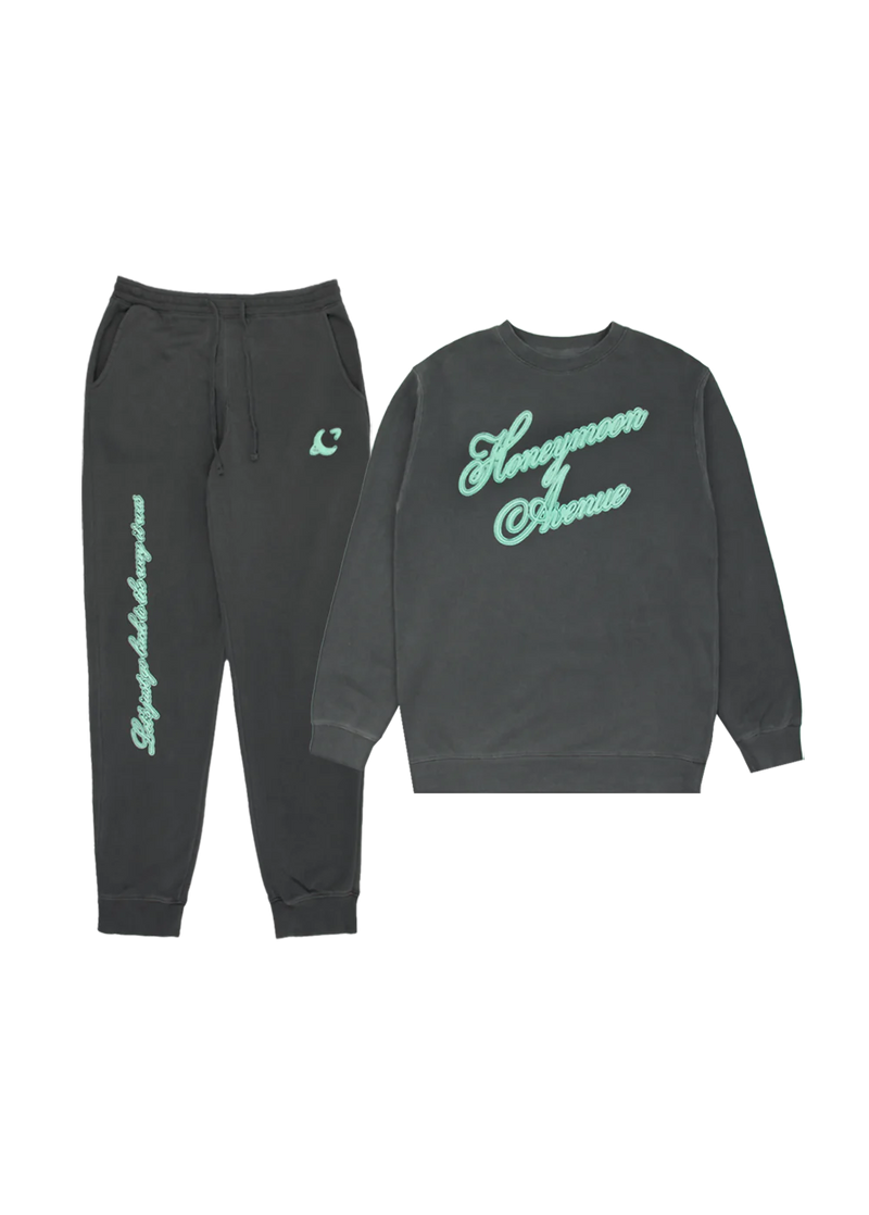 Yours Truly (10th anniversary): Honeymoon Avenue Crewneck + Sweatpants Bundle