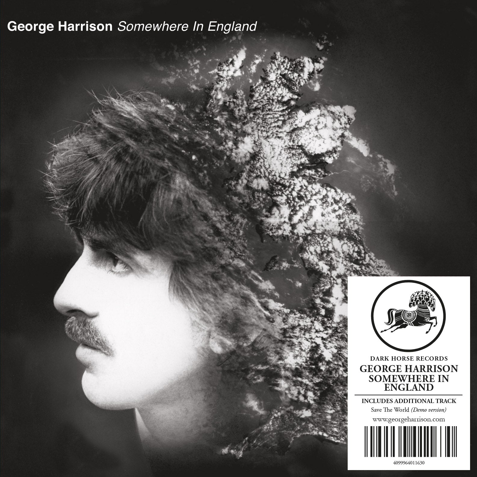 洋楽 e harrison somewhere in england Vintage George Harrison Ad for 'Somewhere in England' LP