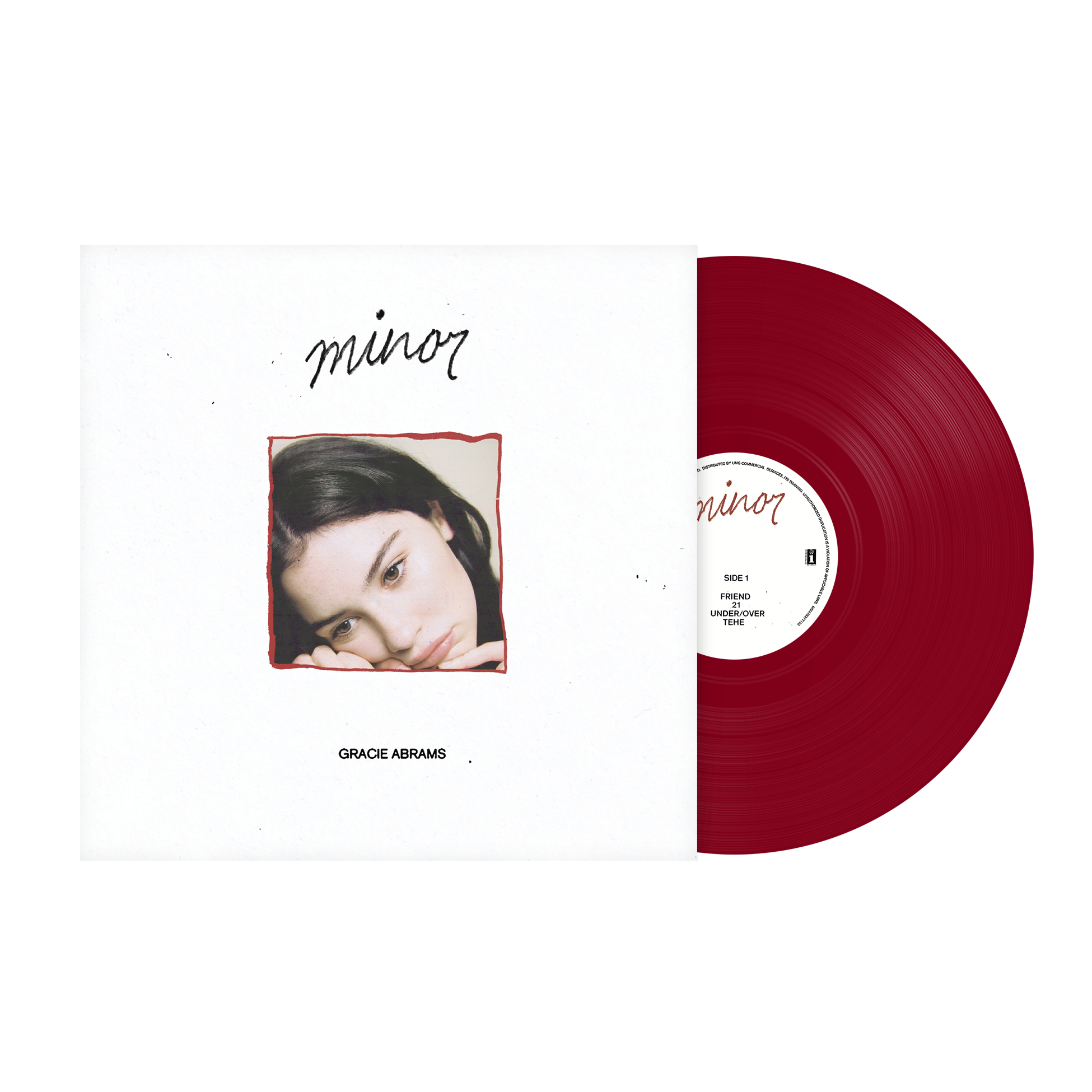 Gracie Abrams - minor (5 Year Anniversary) Red Vinyl - Recordstore