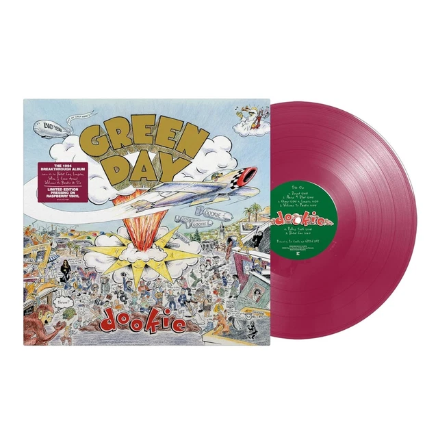 Green Day - Dookie: Raspberry Vinyl LP