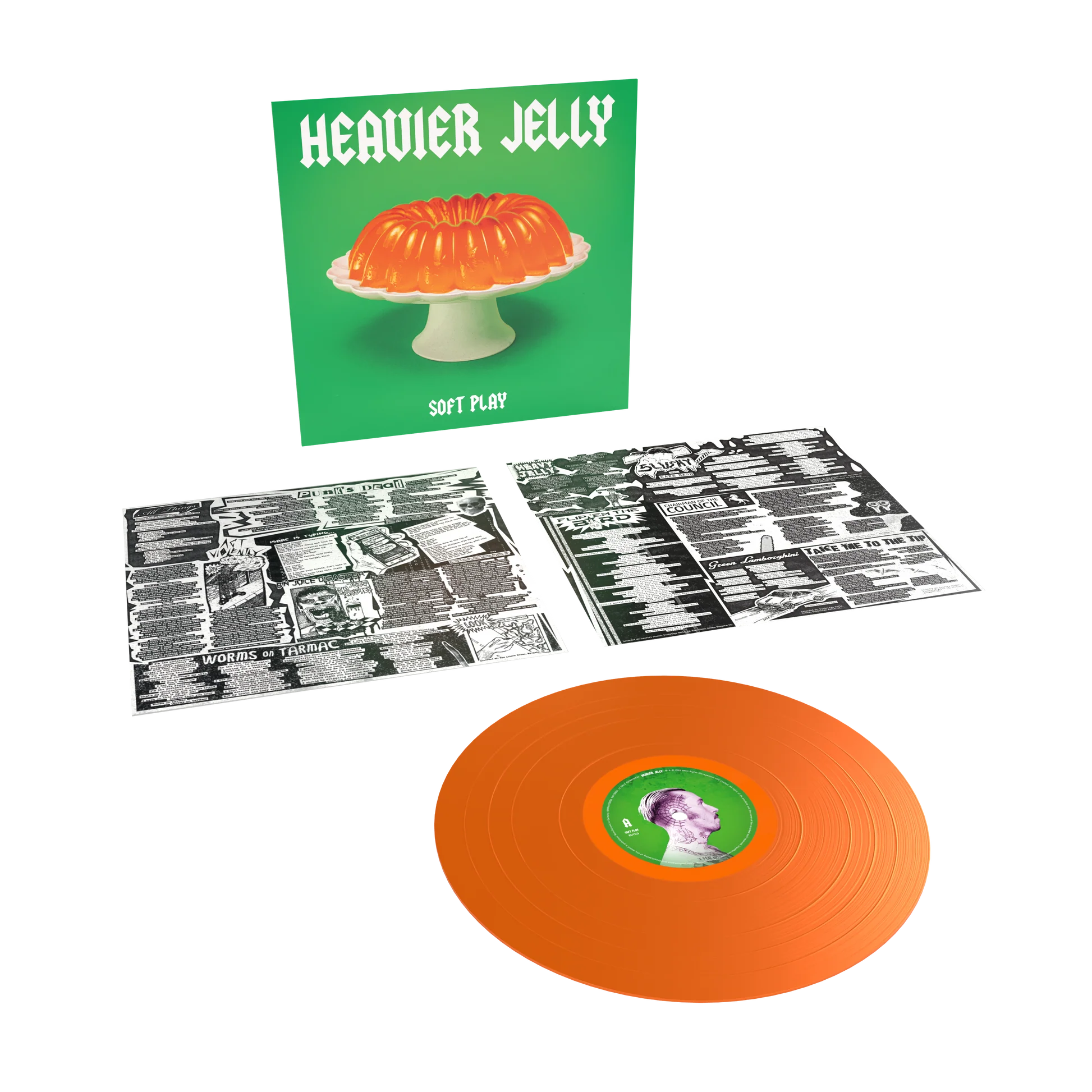 SOFT PLAY - HEAVIER JELLY: Orange Vinyl LP - Recordstore