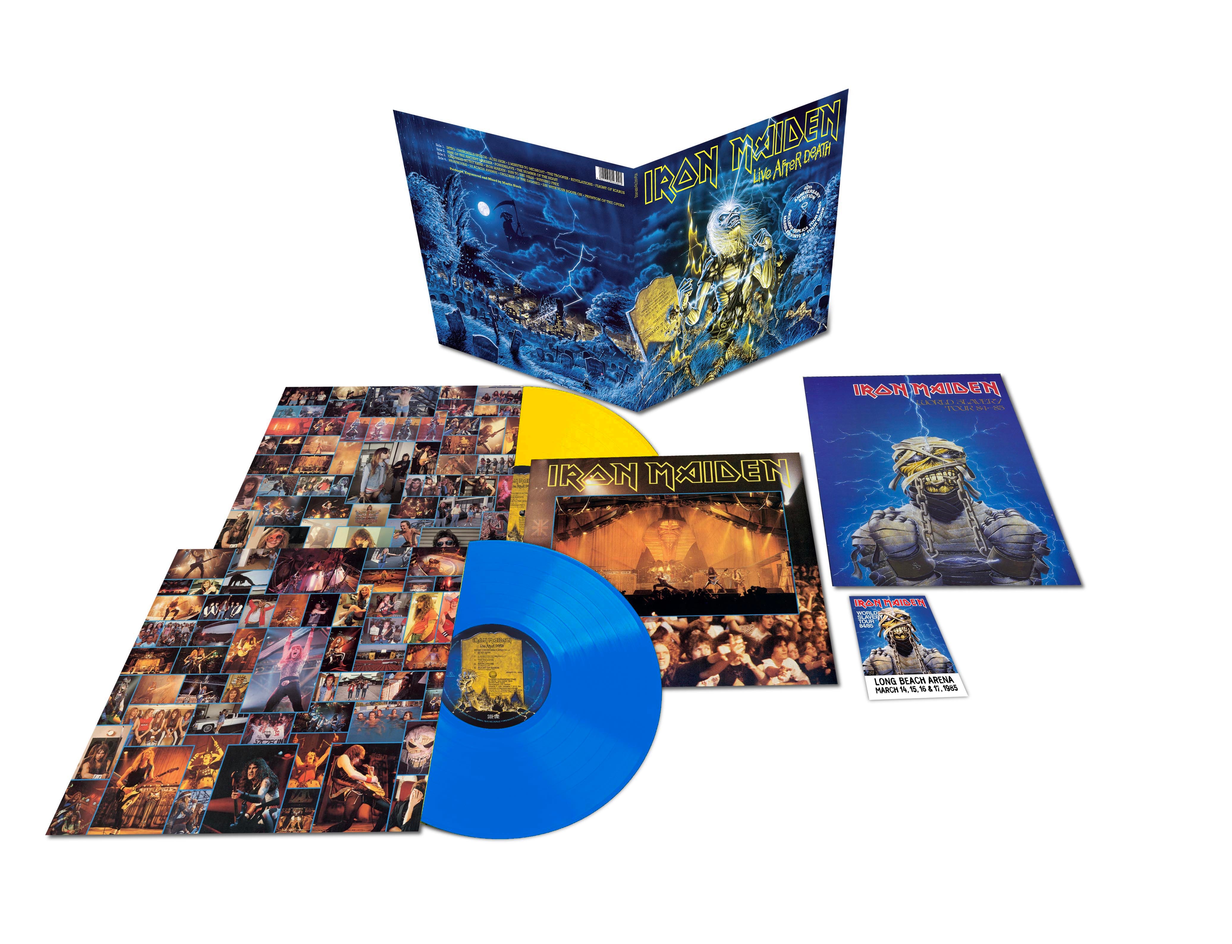 Iron Maiden - Live After Death: 40th Anniversary Collectors Edition Blue & Yellow Vinyl 2LP