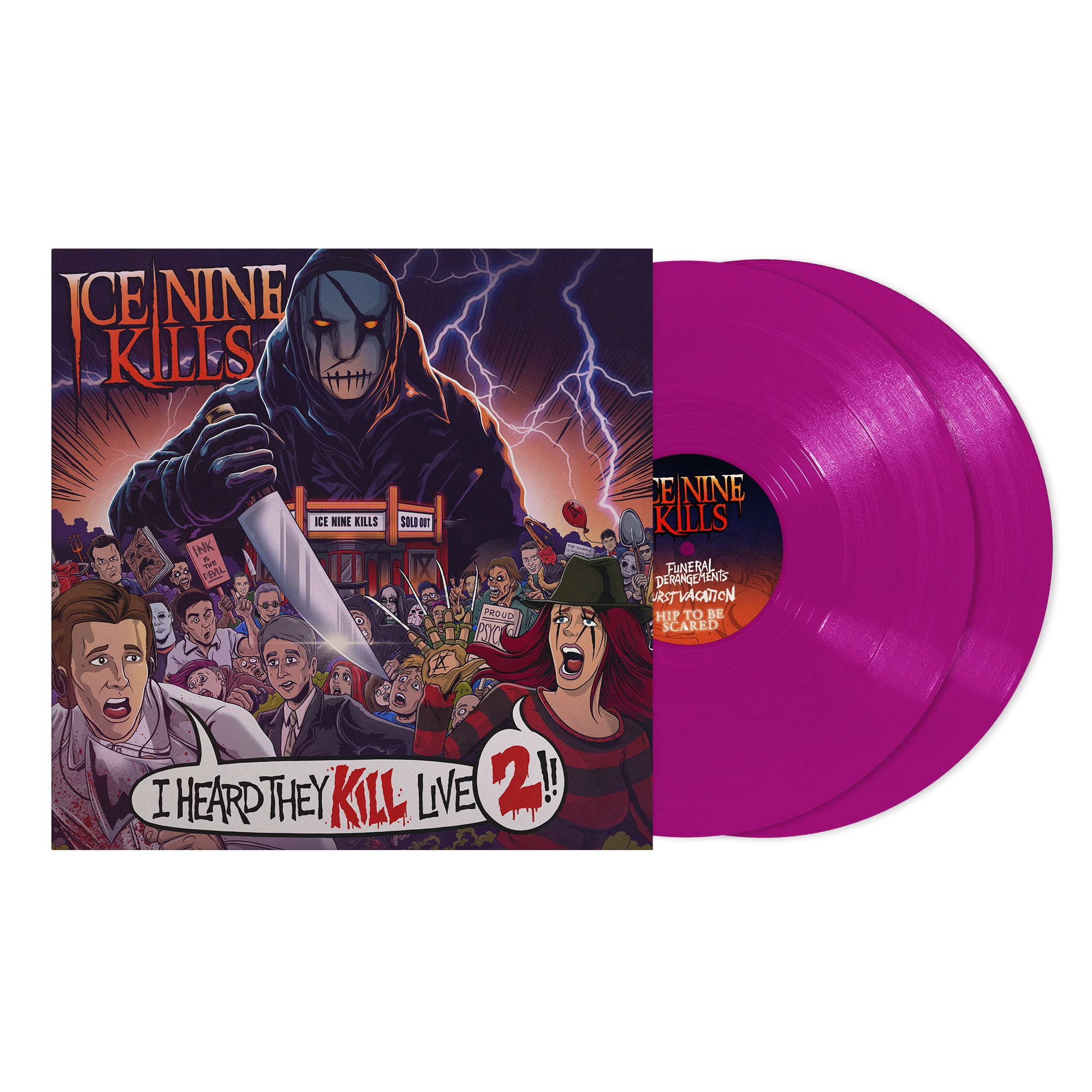 Ice Nine Kills - I HEARD THEY KILL LIVE 2: Violet Vinyl 2LP