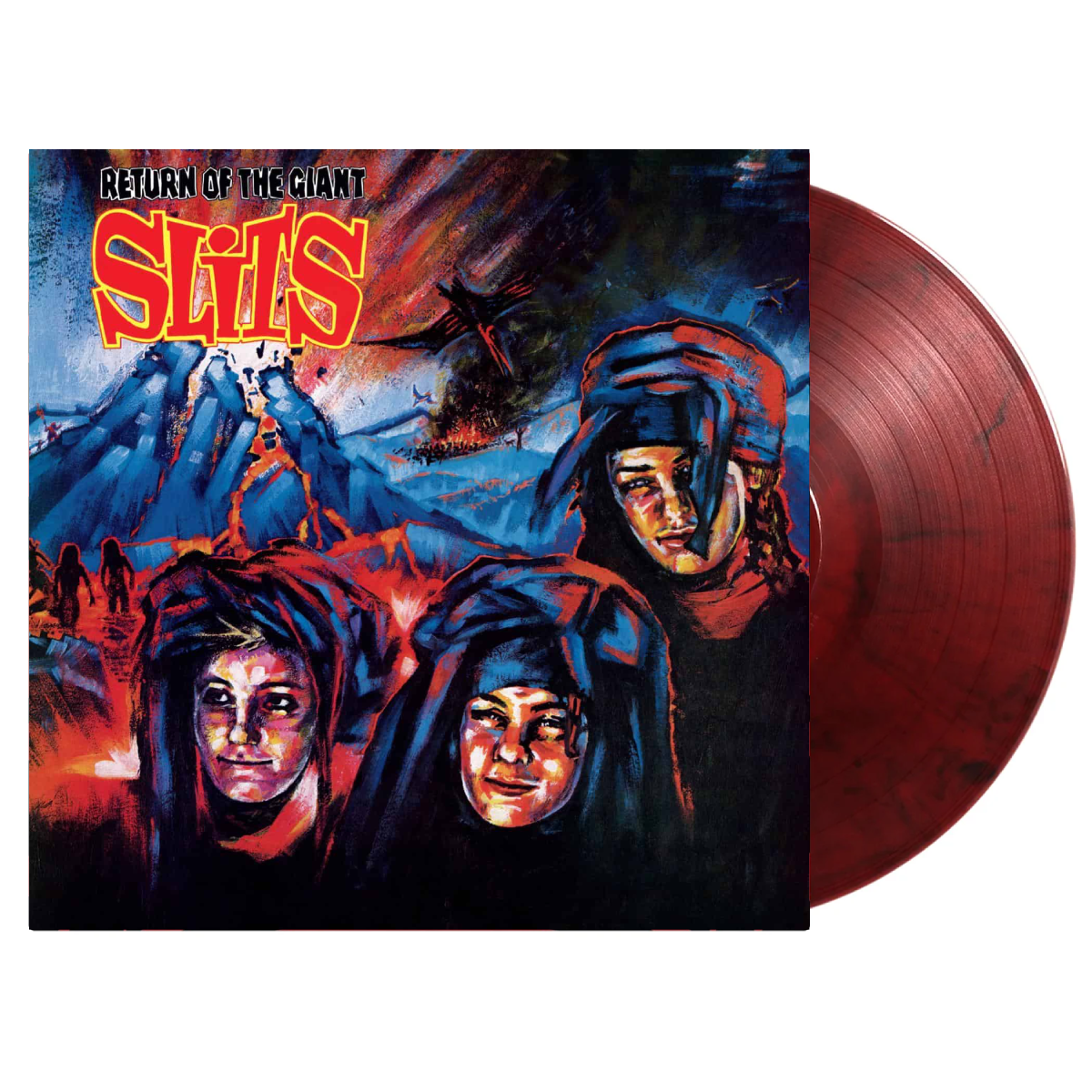 The Slits - Return of the Giant Slits: Limited Red & Black Marble Vinyl LP