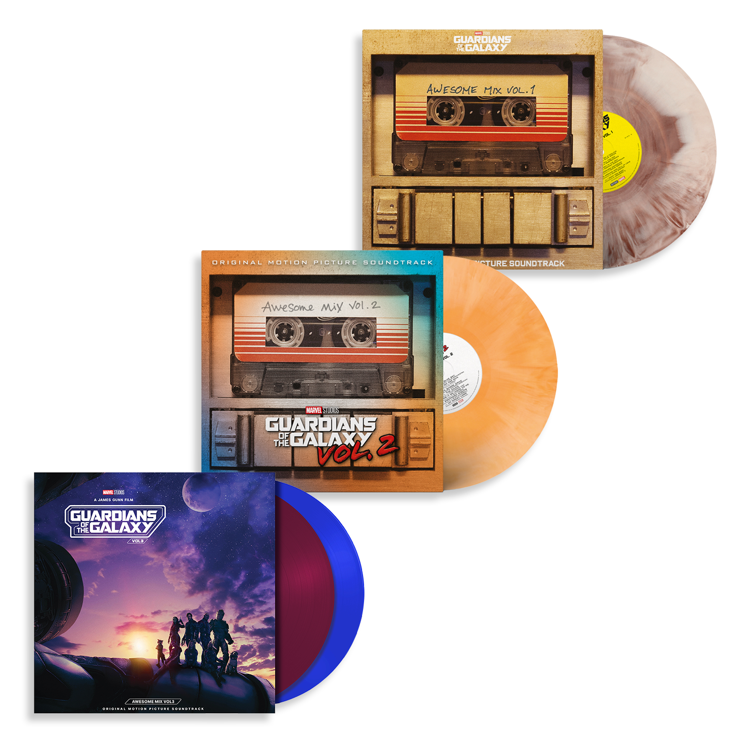 Various Artists Guardians Of The Galaxy Awesome Mix Vol. 1+2+3 Limited Colour Vinyl Various Artists Guardians Of The Galaxy Awesome Mix Vol. 1+2+3 Limited Colour Vinyl
