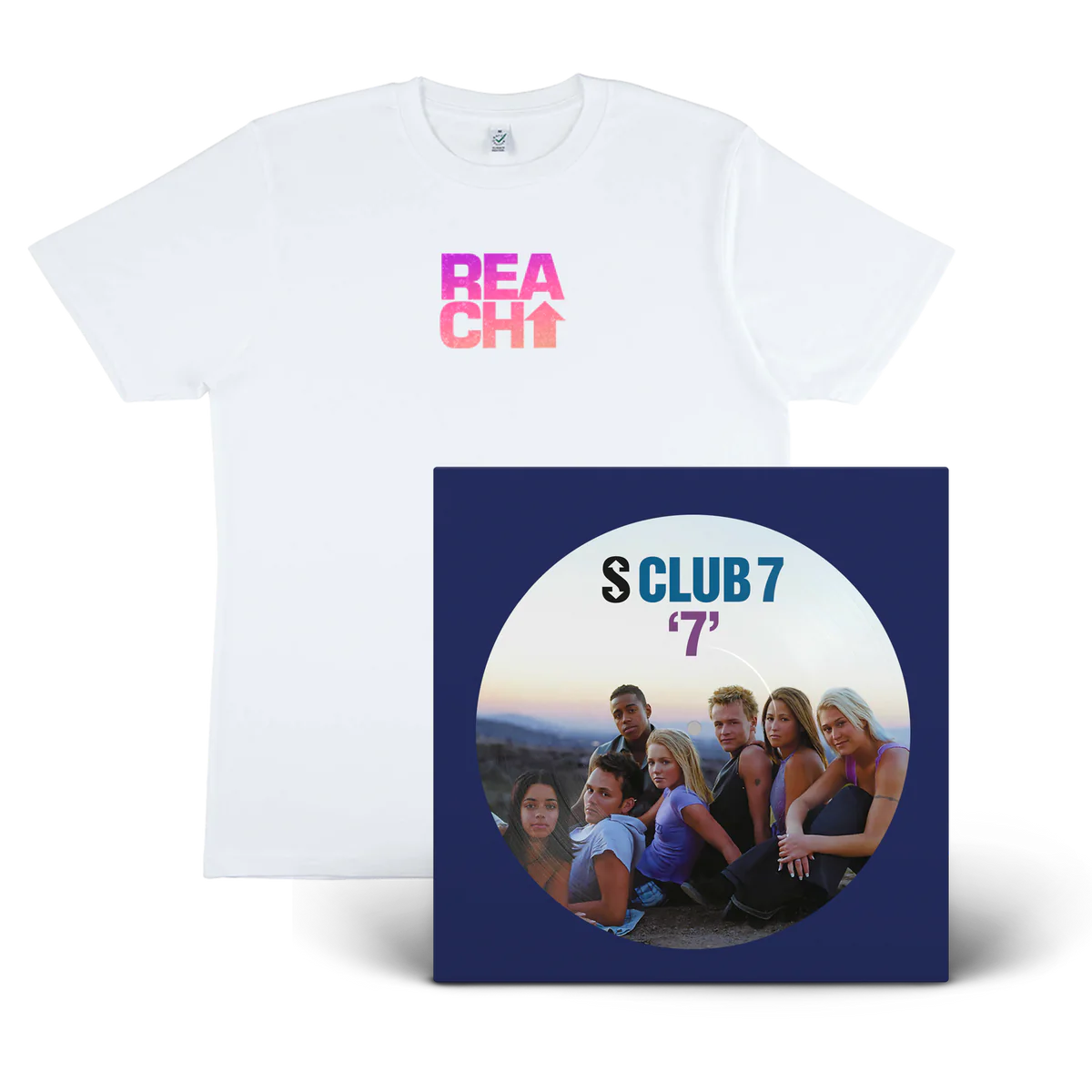 7: Picture Disc Vinyl LP + Reach T-Shirt