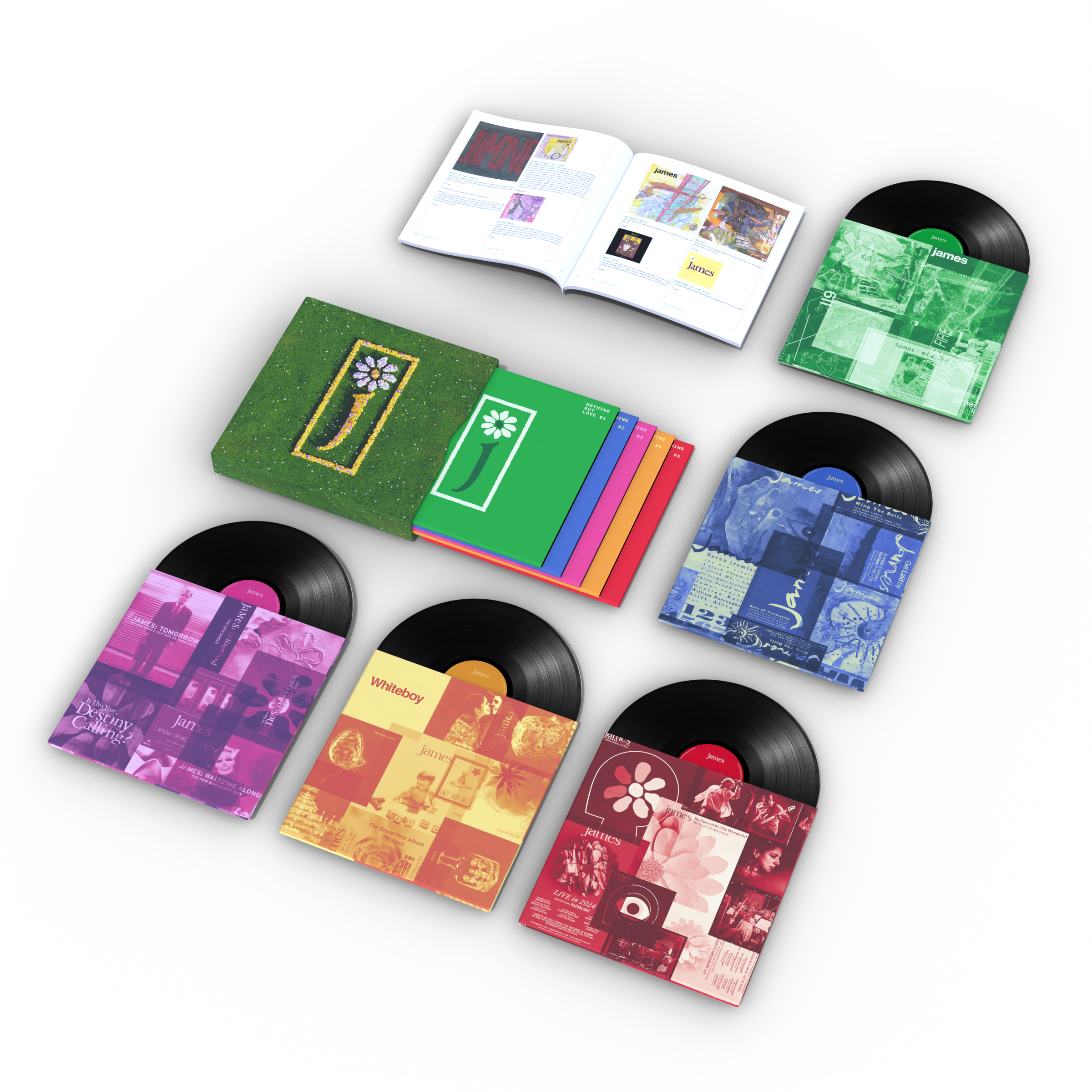 James - Nothing But Love - The Definitive Best Of: 5LP Vinyl Box Set